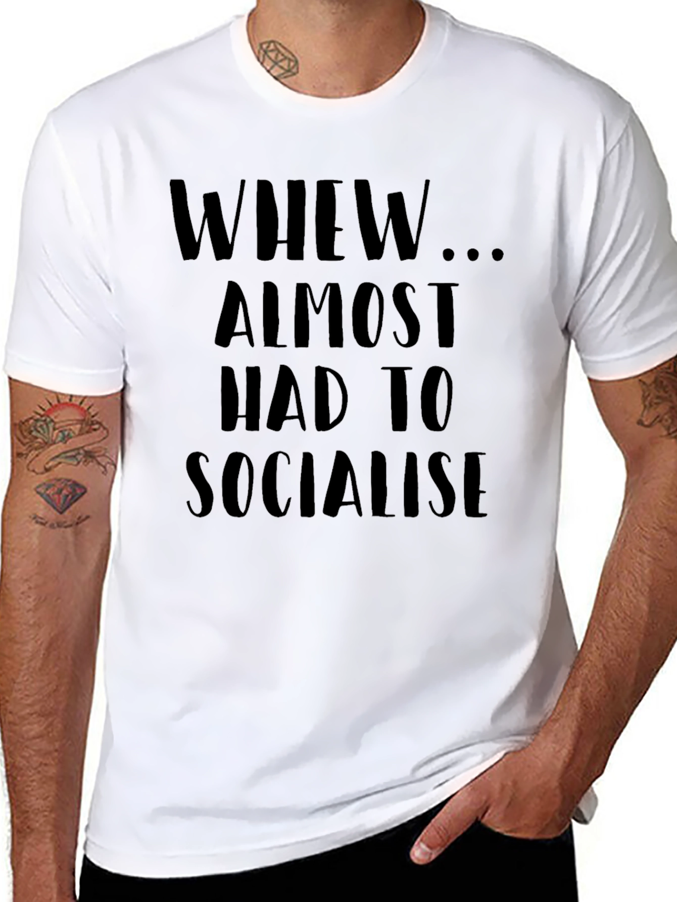 Whew Socialise Graphic T-Shirt
