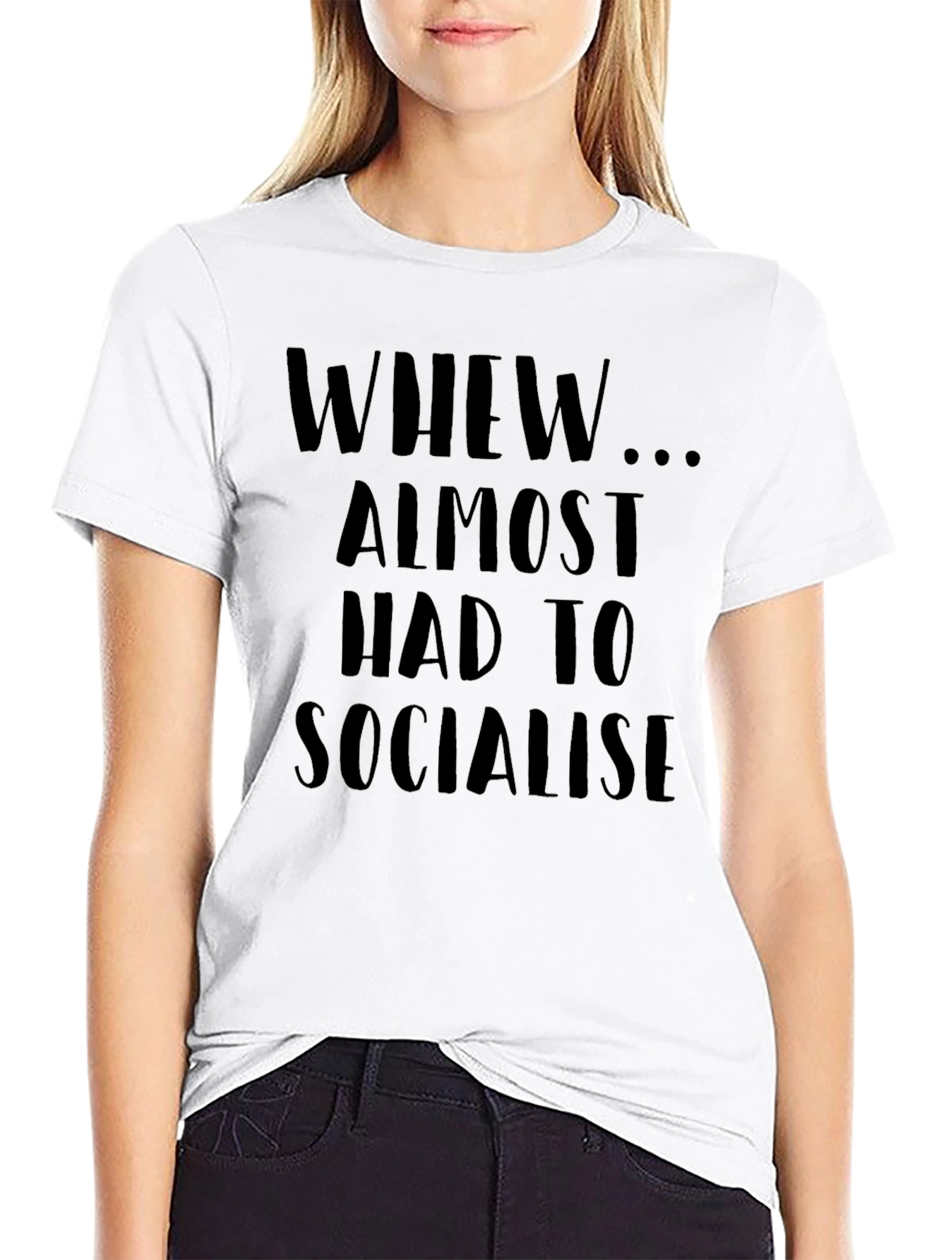 Whew Socialise Graphic T-Shirt