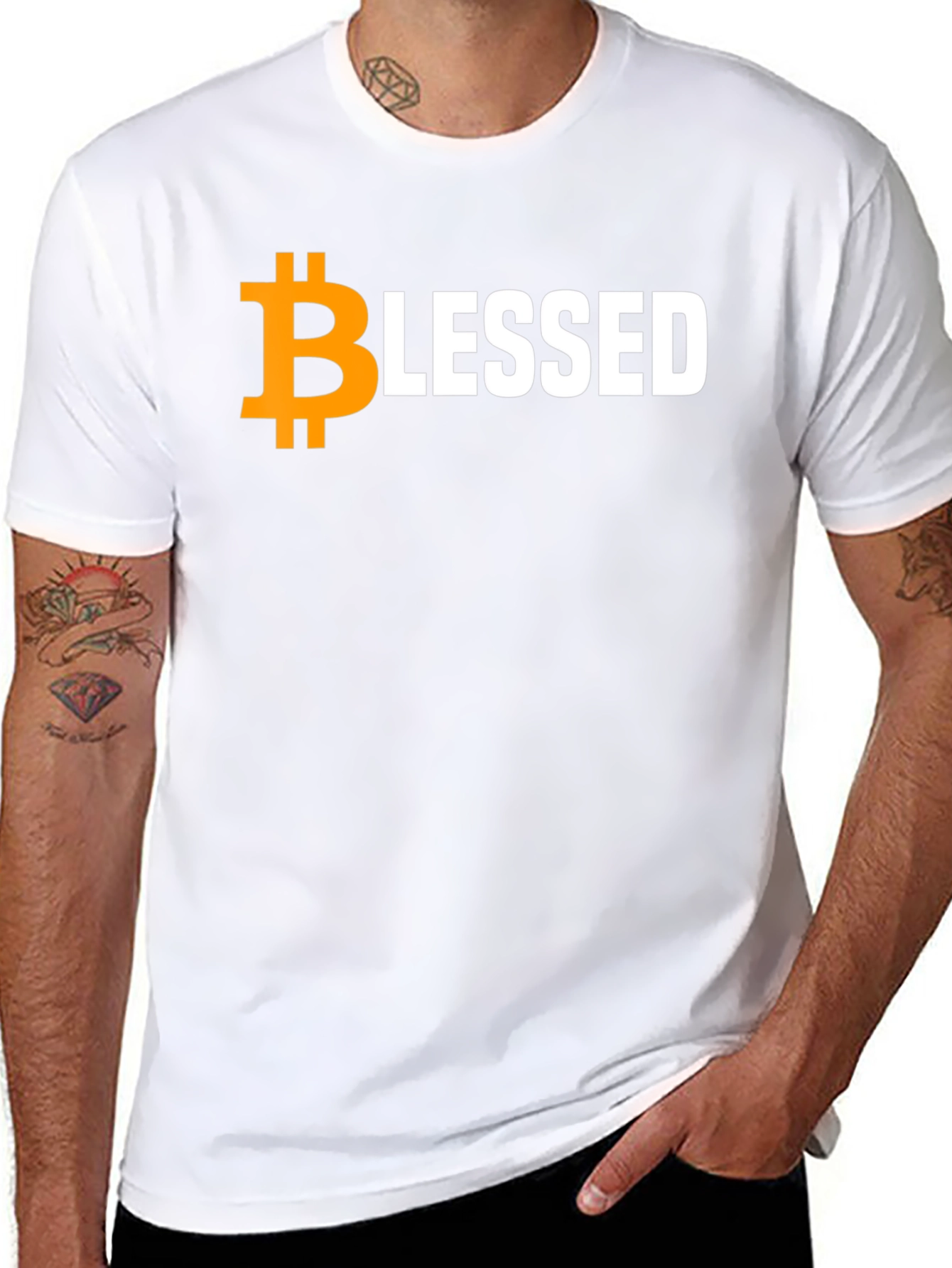 Bitcoin Blessed T-Shirt - Crypto HODL Style