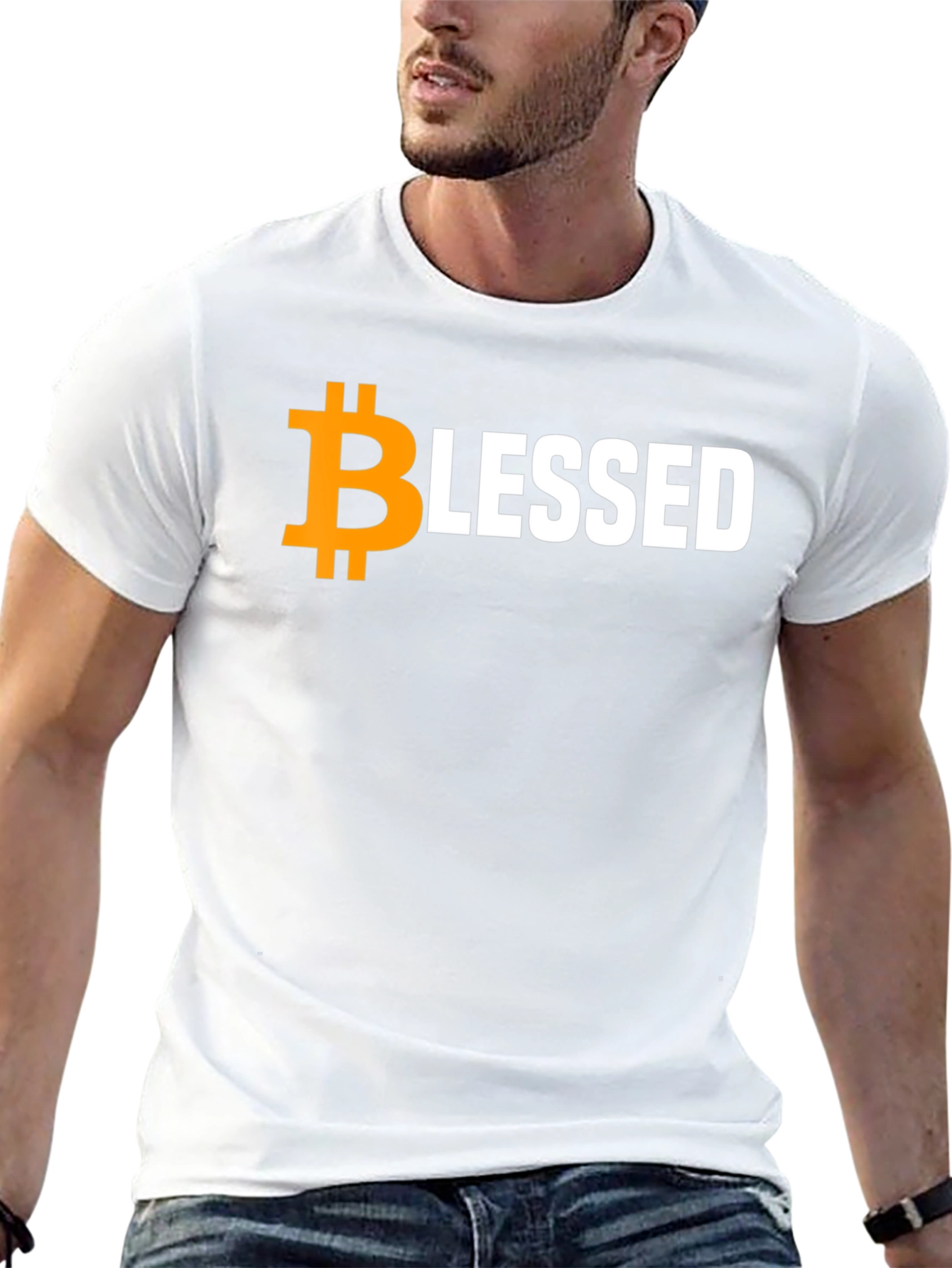 Bitcoin Blessed T-Shirt - Crypto HODL Style