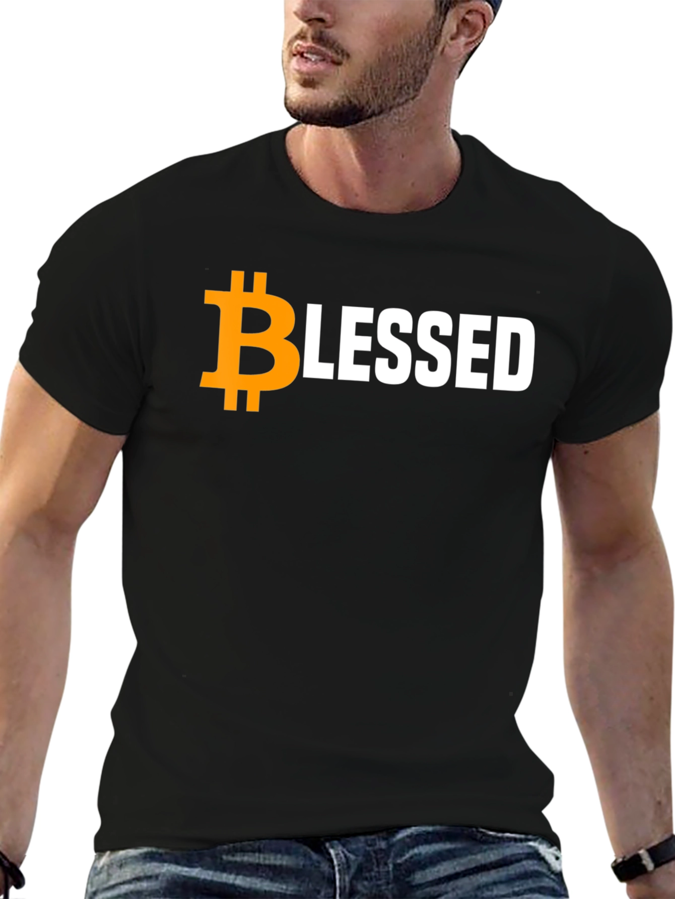 Bitcoin Blessed T-Shirt - Crypto HODL Style