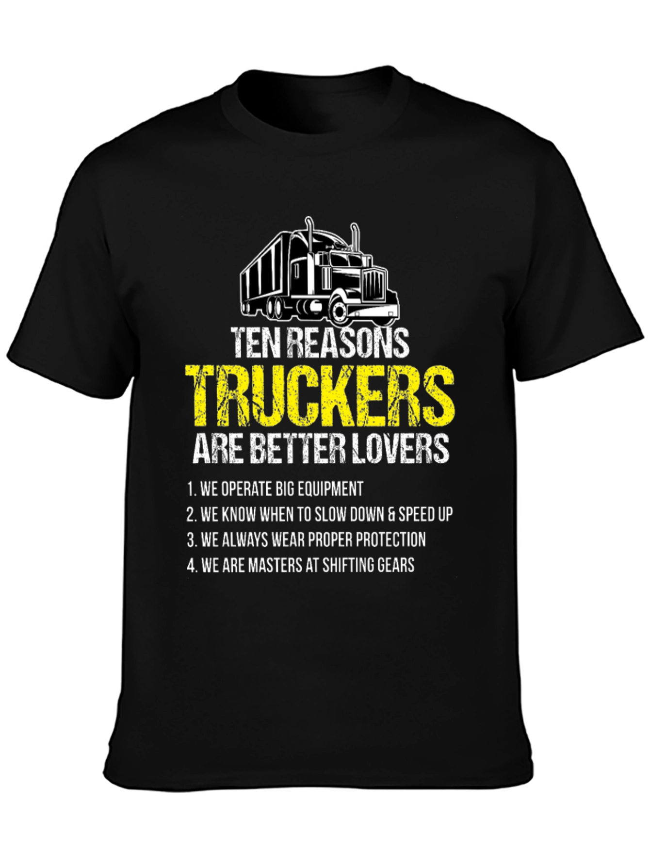 Trucker Lover Novelty T-Shirt