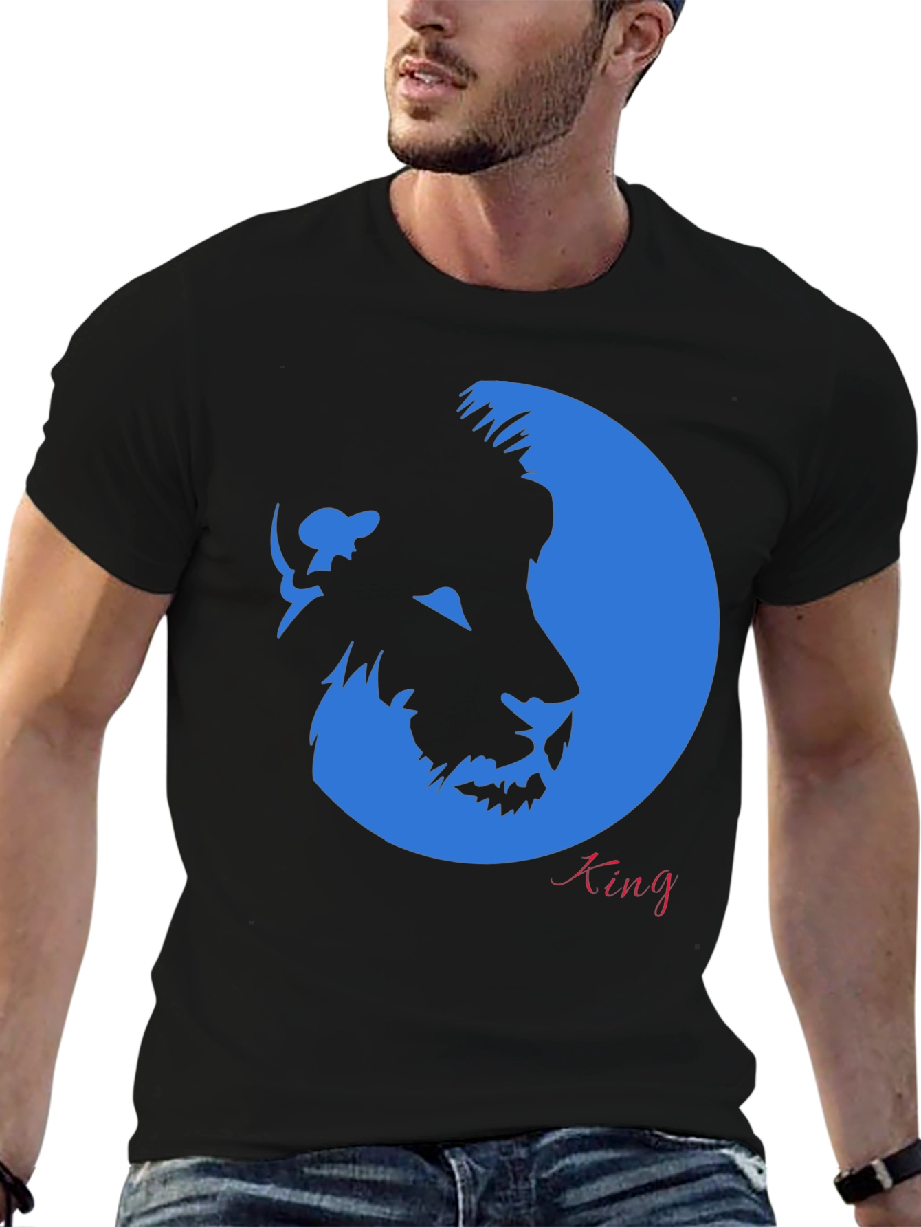 Lion King Graphic Black T-Shirt