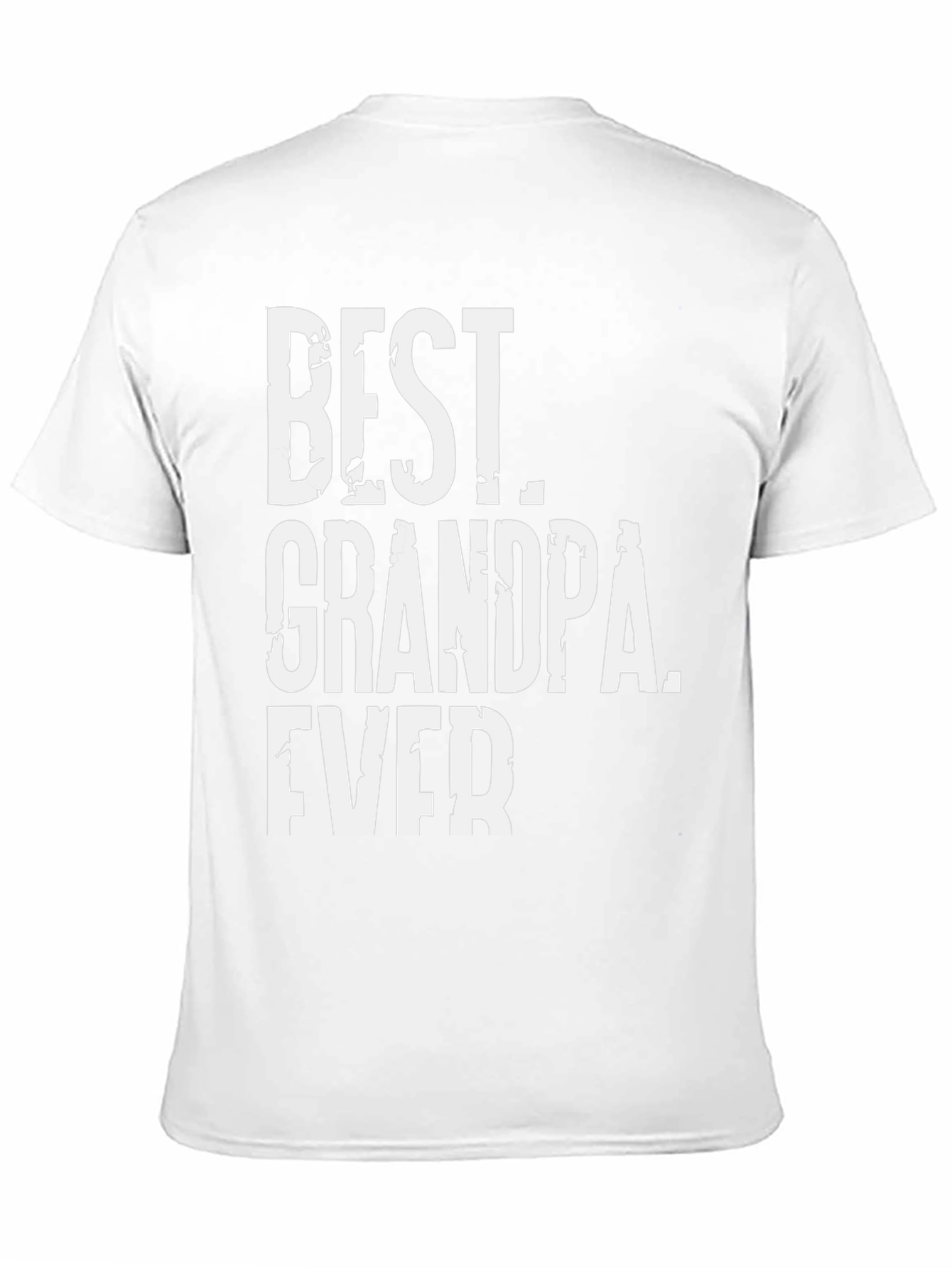 Best Grandpa Ever Black Graphic T-Shirt