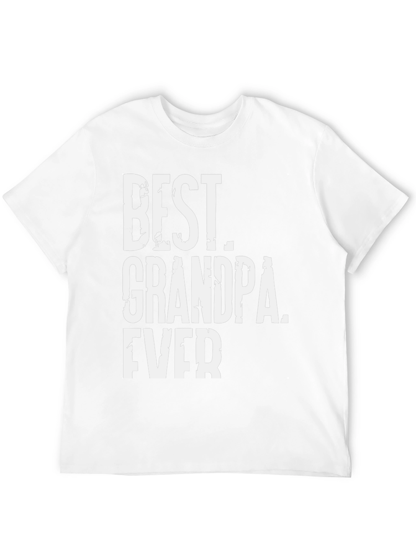 Best Grandpa Ever Black Graphic T-Shirt