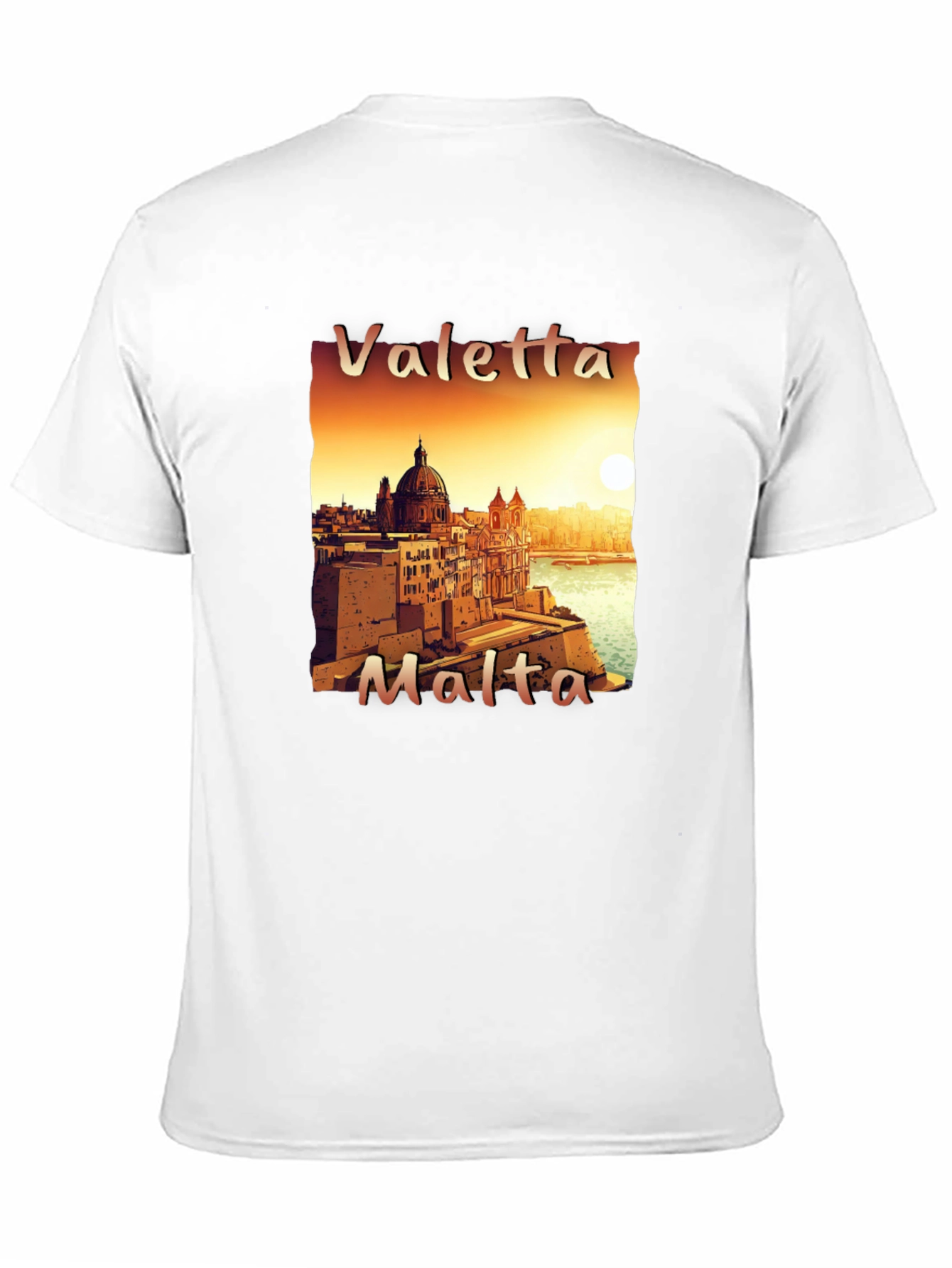 Valletta Malta Tee - Cityscape T-Shirt