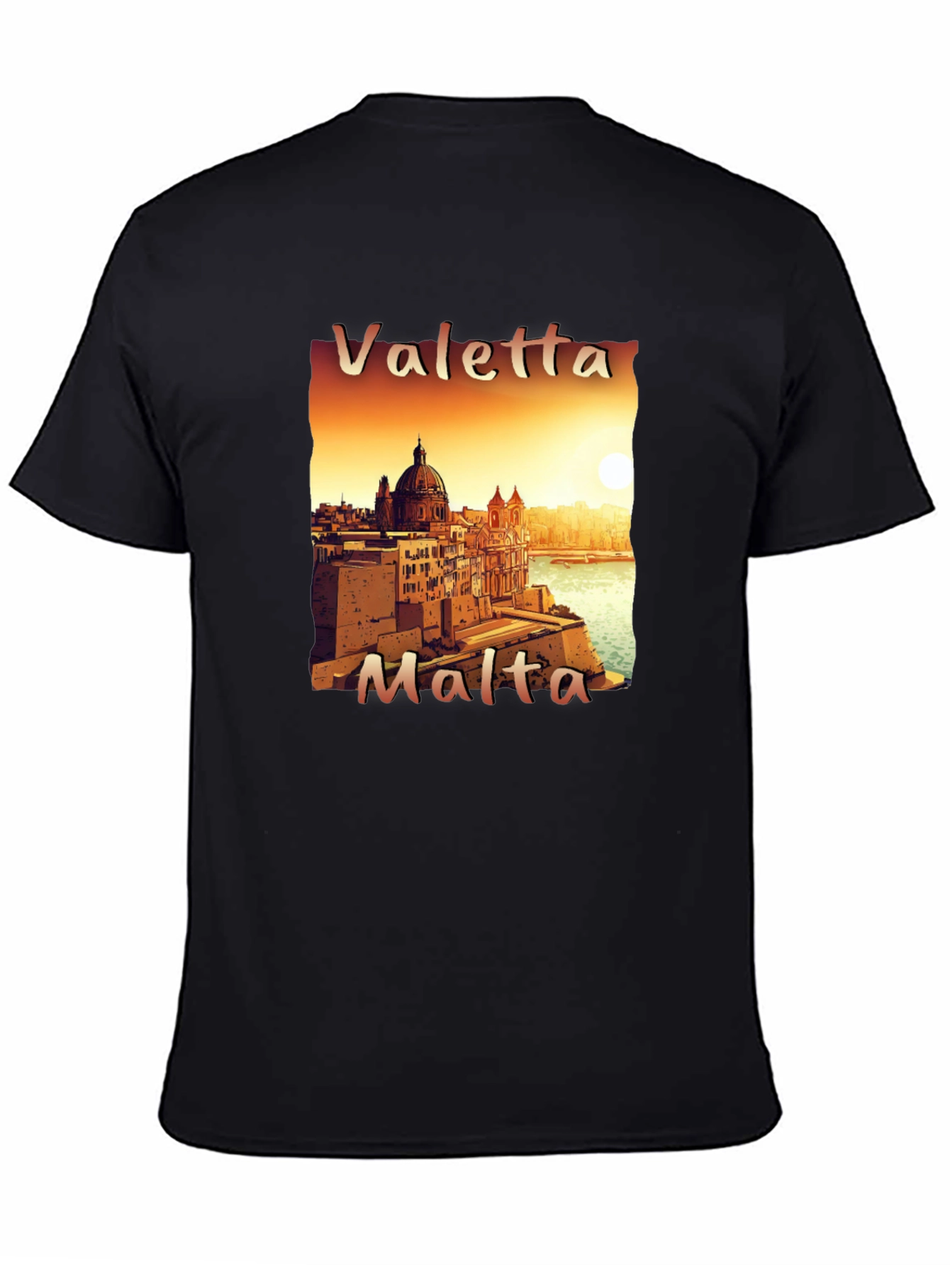 Valletta Malta Tee - Cityscape T-Shirt