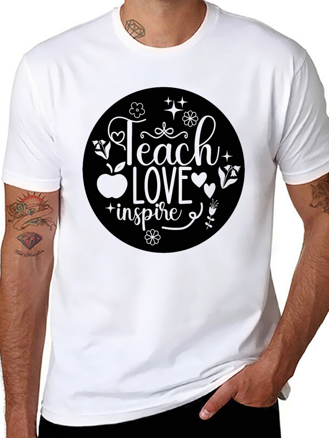 Teach Love Inspire Black T-Shirt