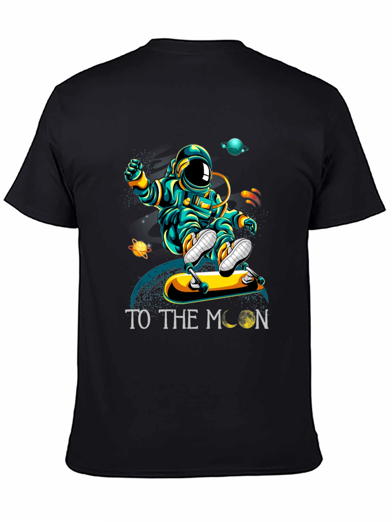 Astronaut Skateboard T-Shirt - To The Moon!