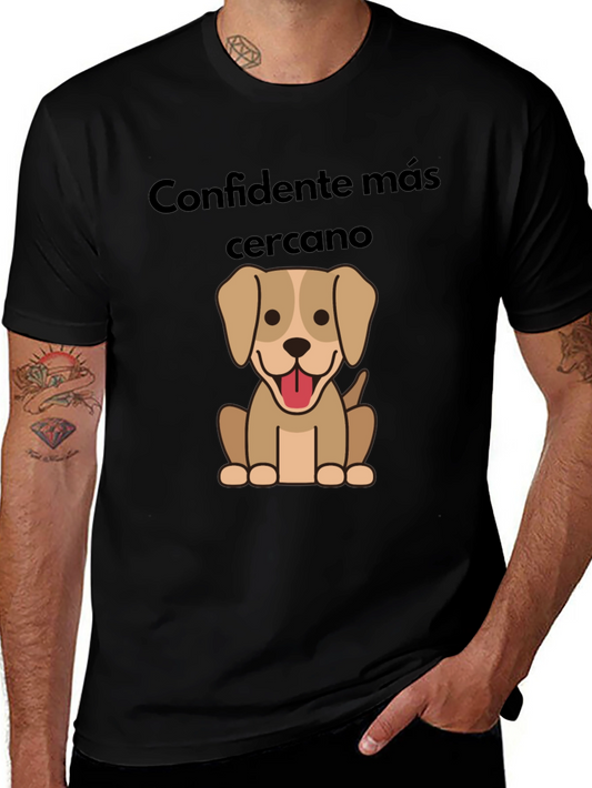 Dog Lover T-Shirt - Confidante Más Cercano Design