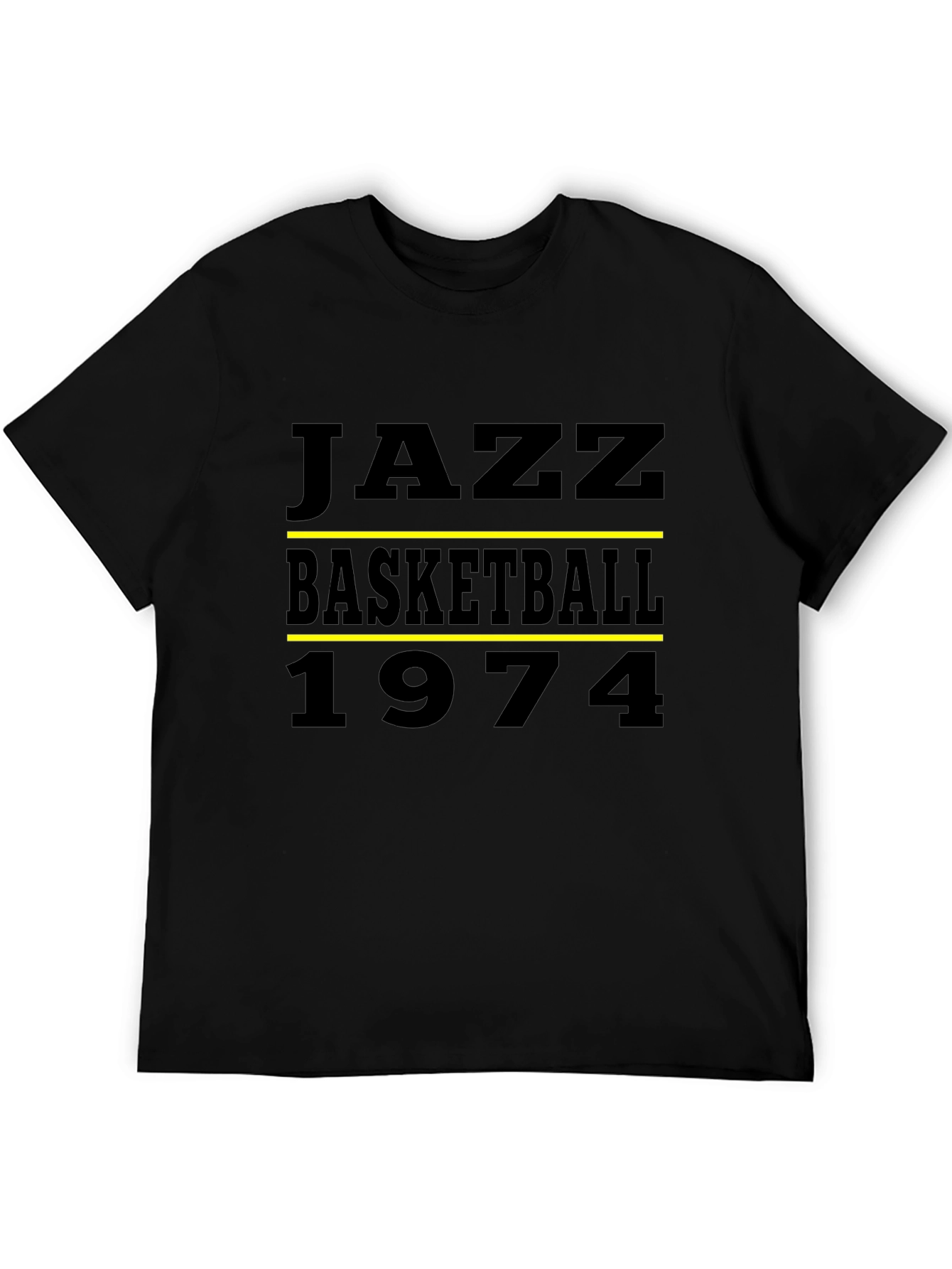 Jazz Basketball 1974 Black T-Shirt