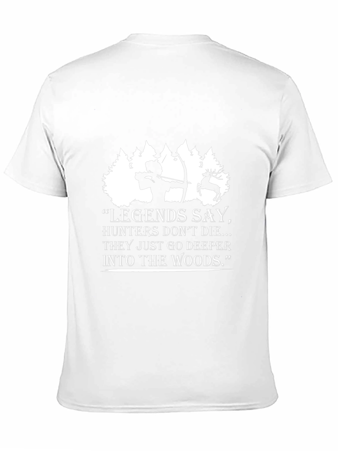 Legends Say Hunter Graphic Black T-Shirt