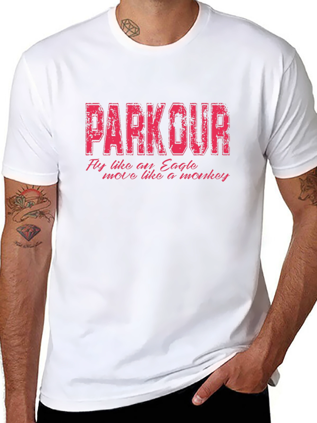 Parkour T-Shirt - Fly Like An Eagle