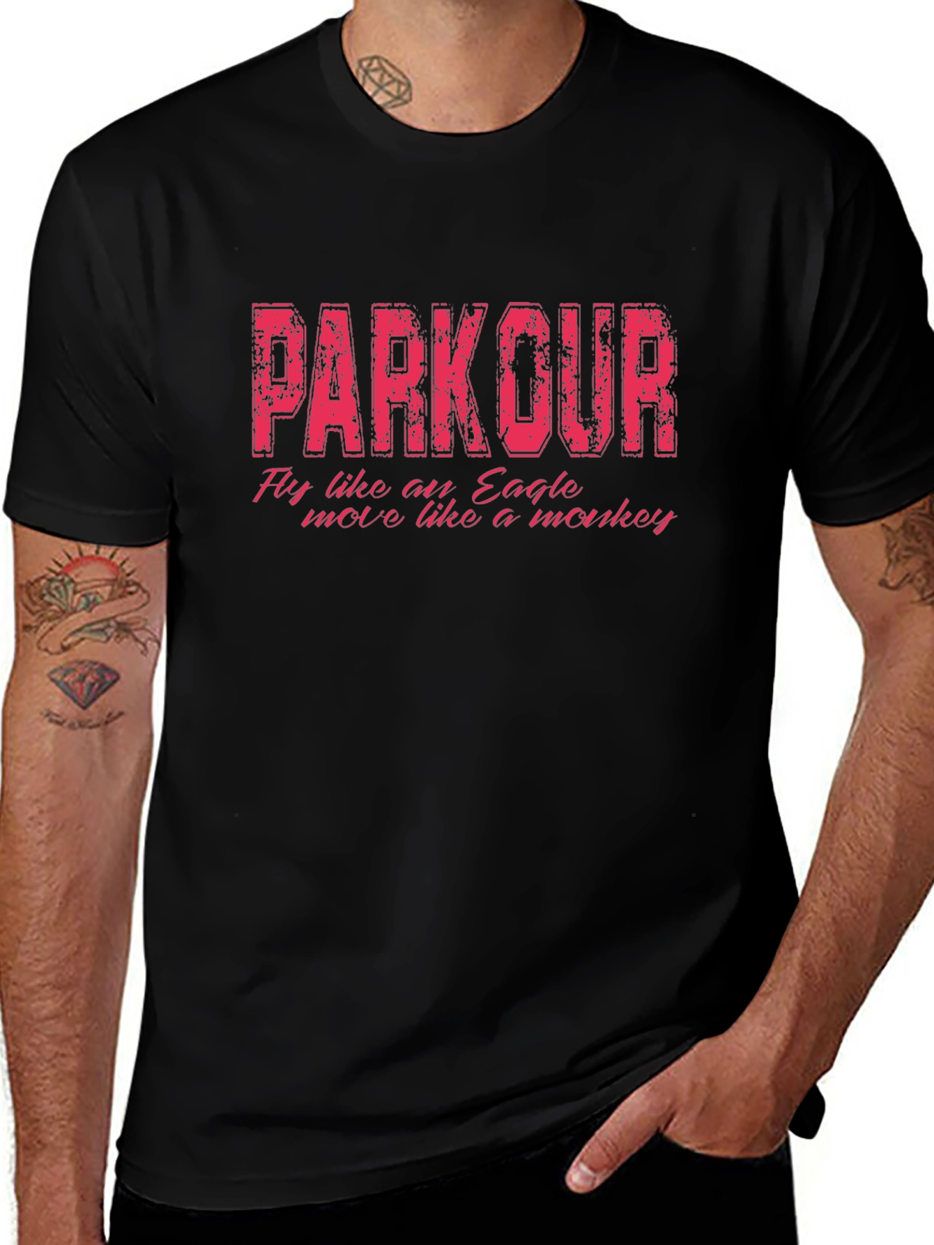 Parkour T-Shirt - Fly Like An Eagle