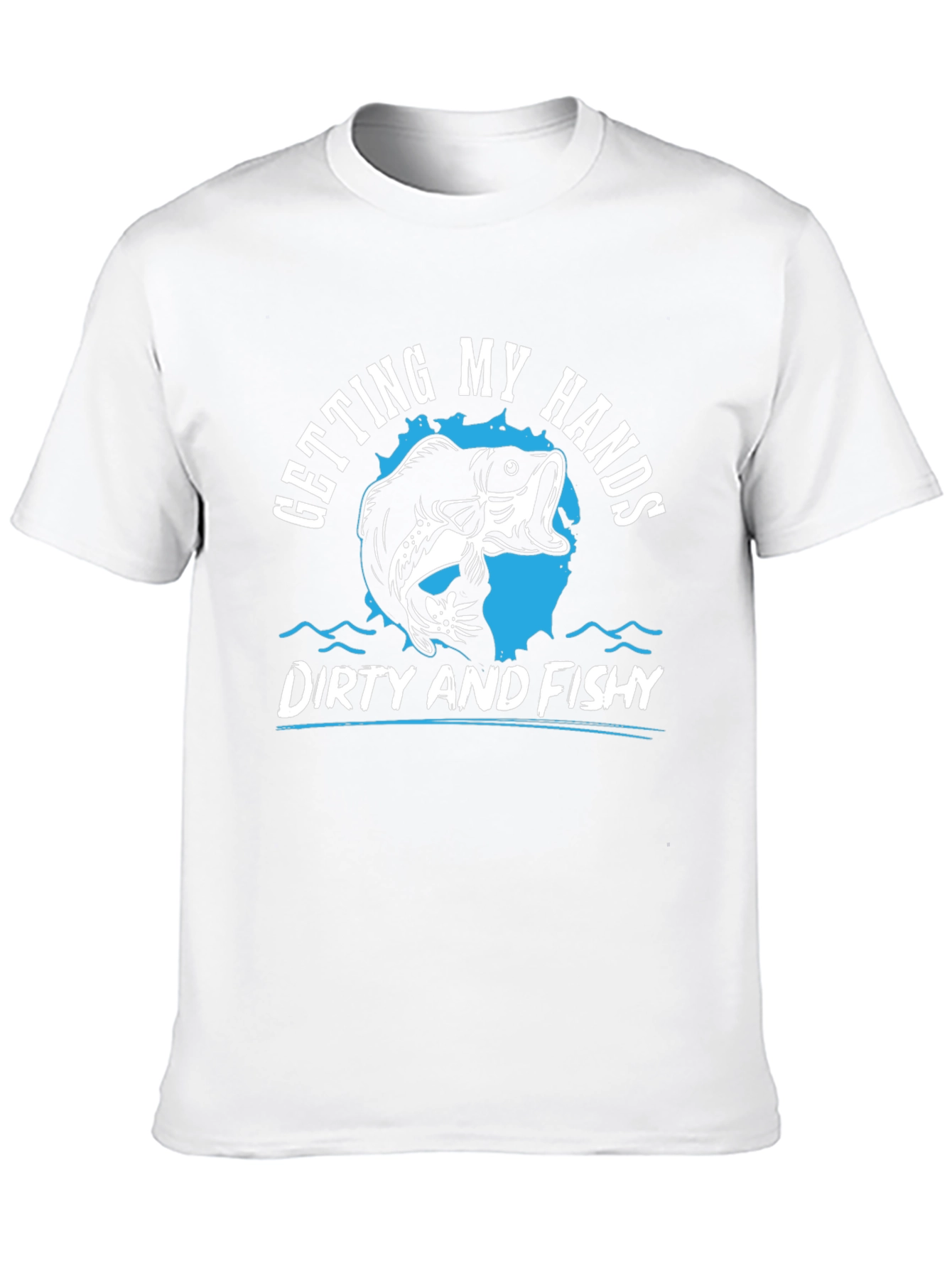 Dirty and Fishy T-Shirt: Fishing Enthusiast Tee