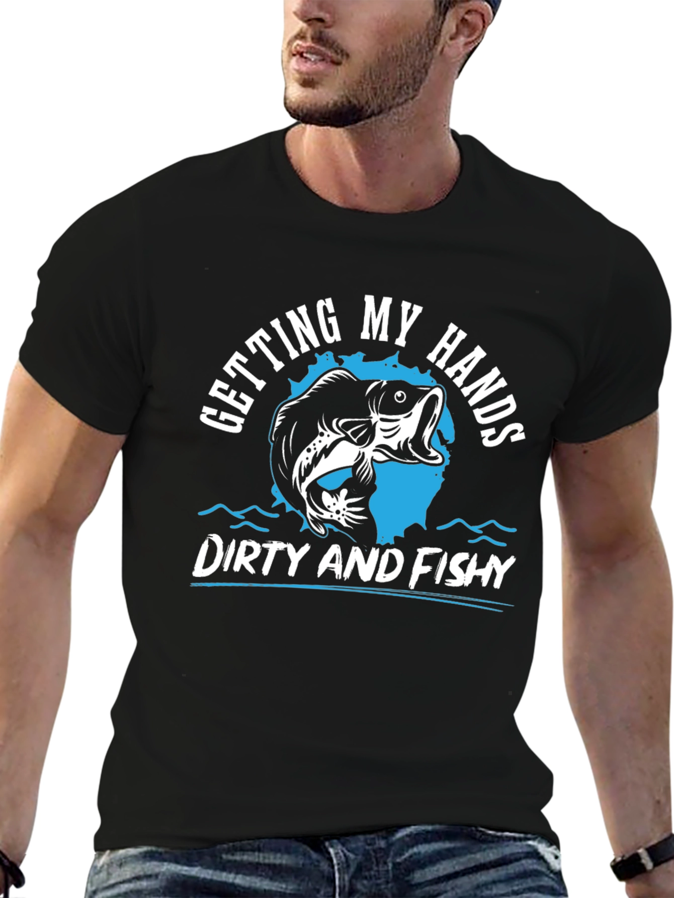 Dirty and Fishy T-Shirt: Fishing Enthusiast Tee