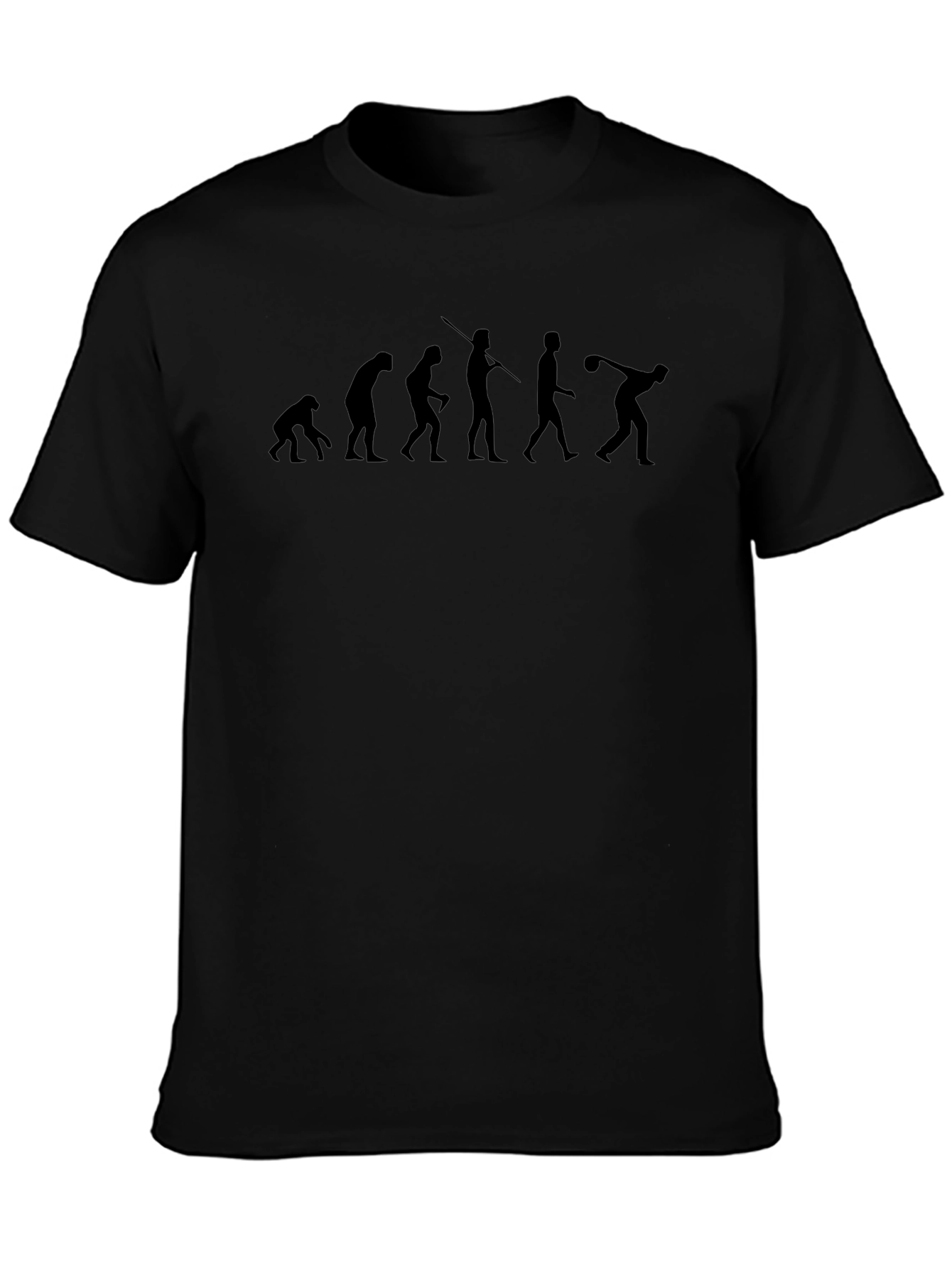 Evolution of Bowling Black T-Shirt