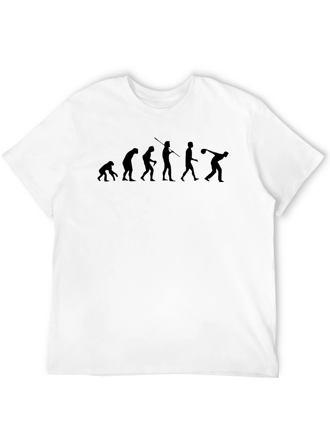 Evolution of Bowling Black T-Shirt