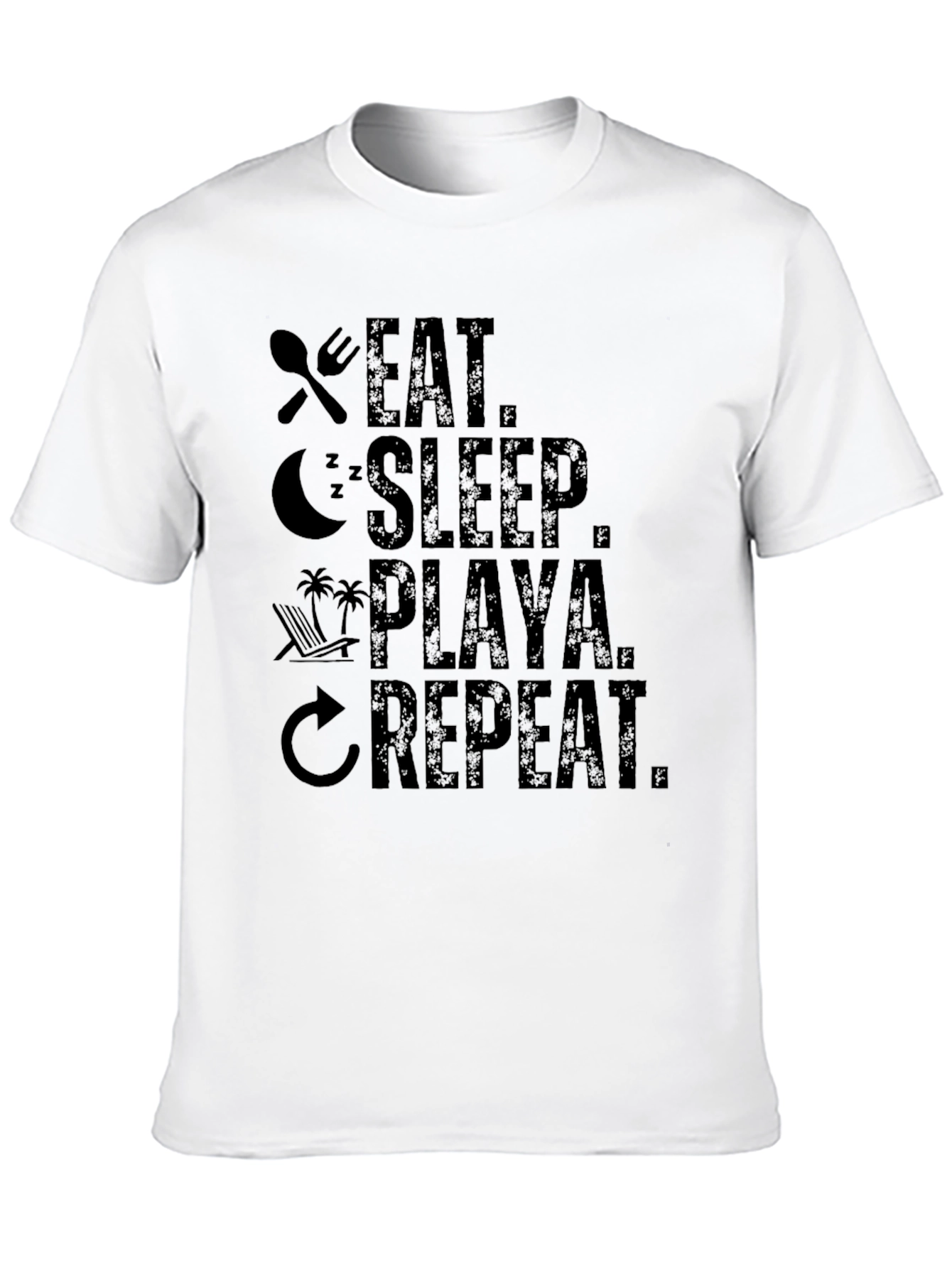Eat Sleep Playa Repeat Graphic T-Shirt