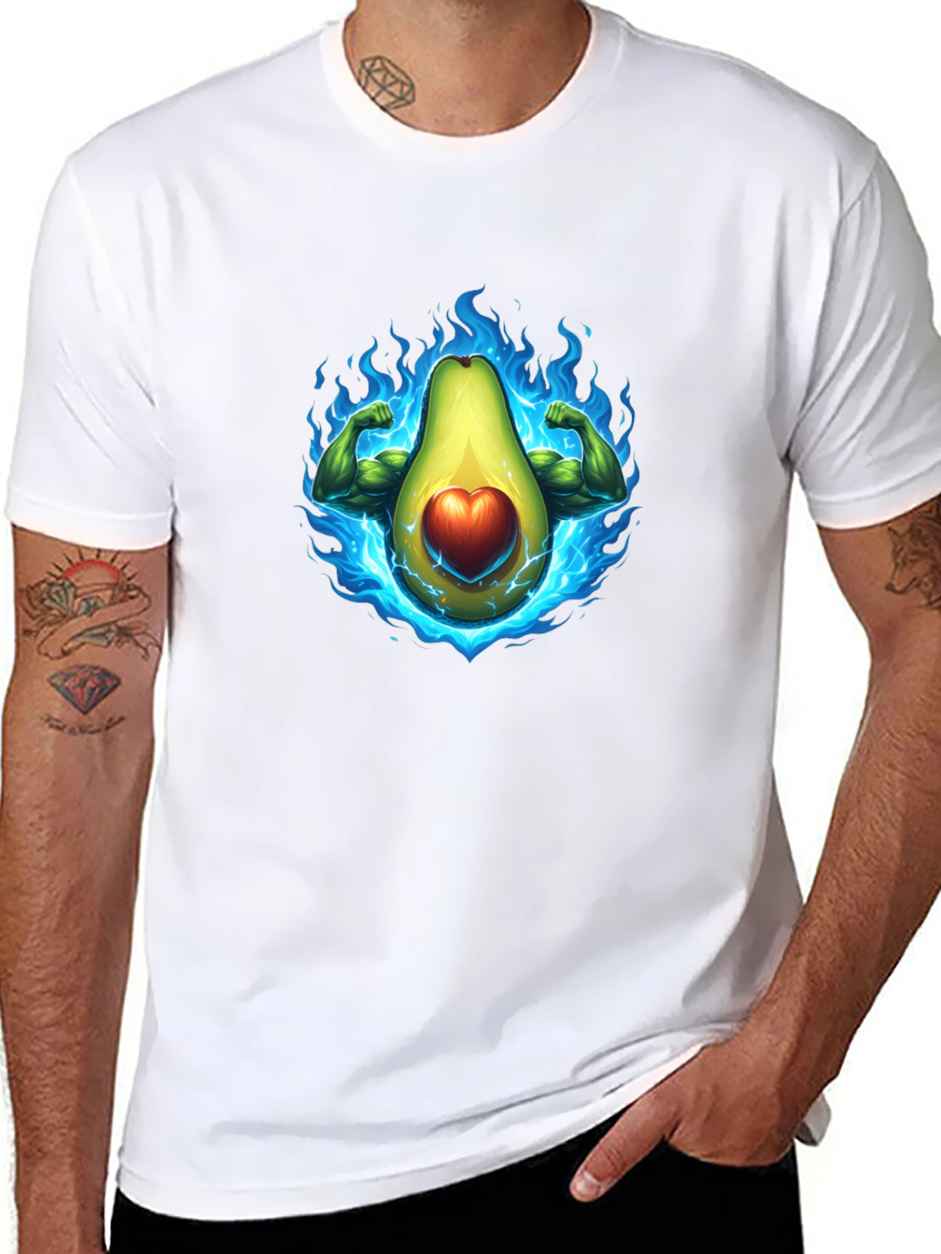 Avocado Muscle Shirt - Funny Fitness Tee