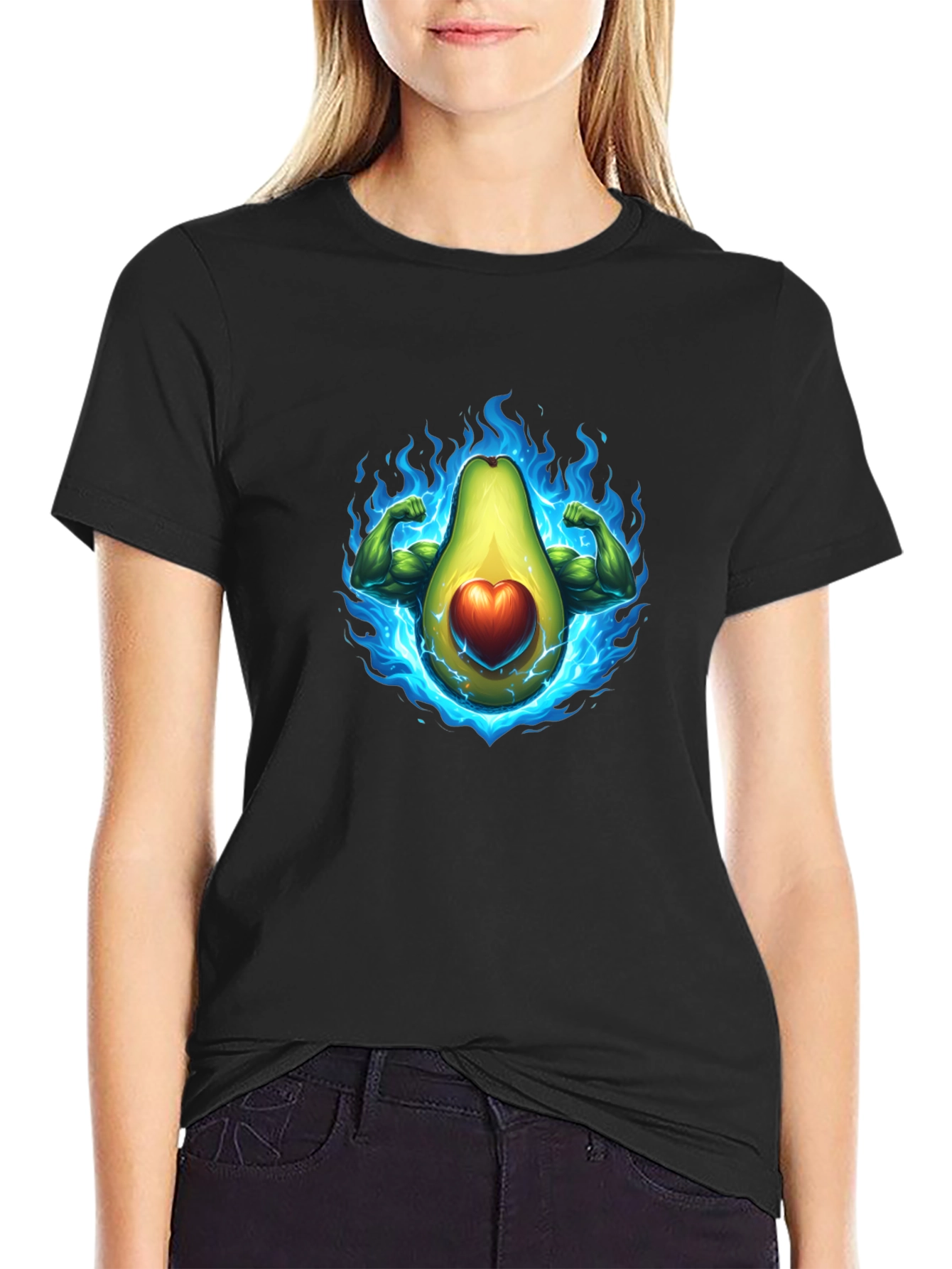 Avocado Muscle Shirt - Funny Fitness Tee