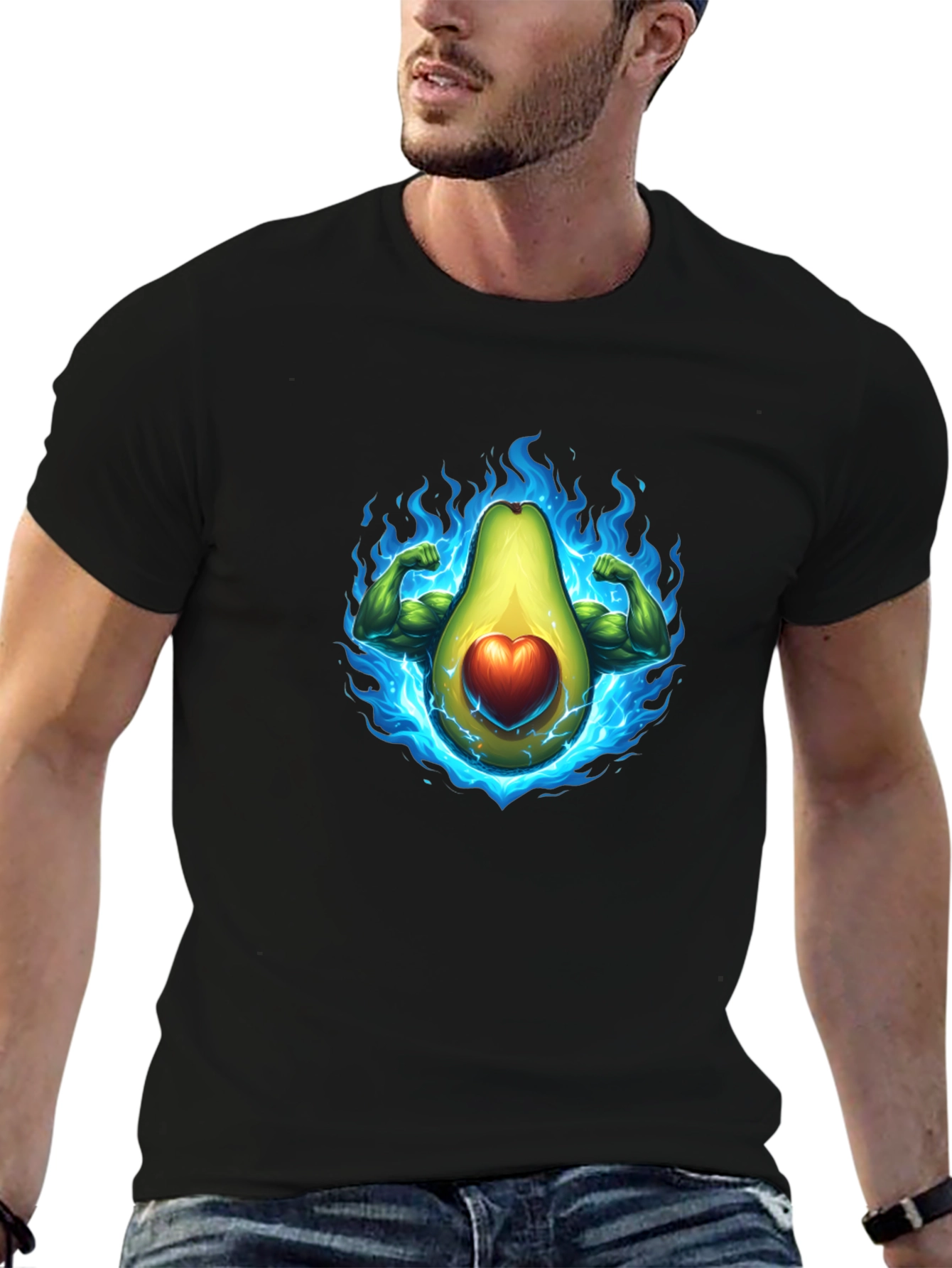 Avocado Muscle Shirt - Funny Fitness Tee
