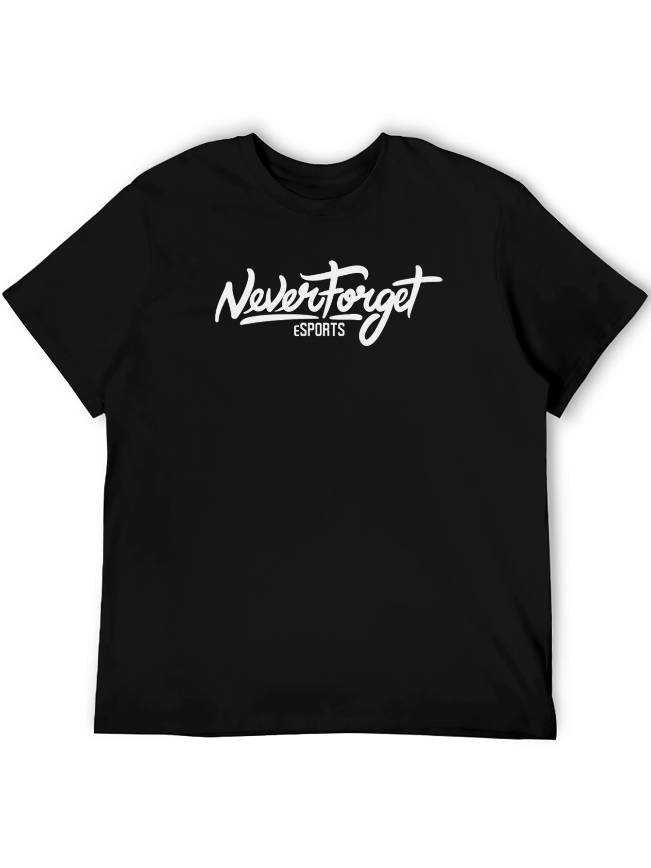 Never Forget Esports Black T-Shirt
