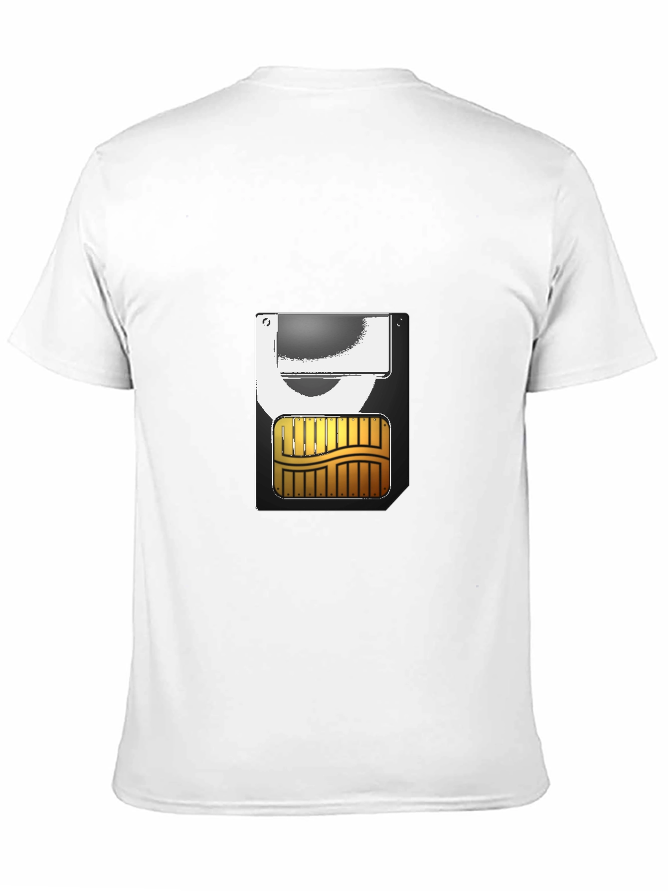 Techie SD Card Graphic Black T-Shirt