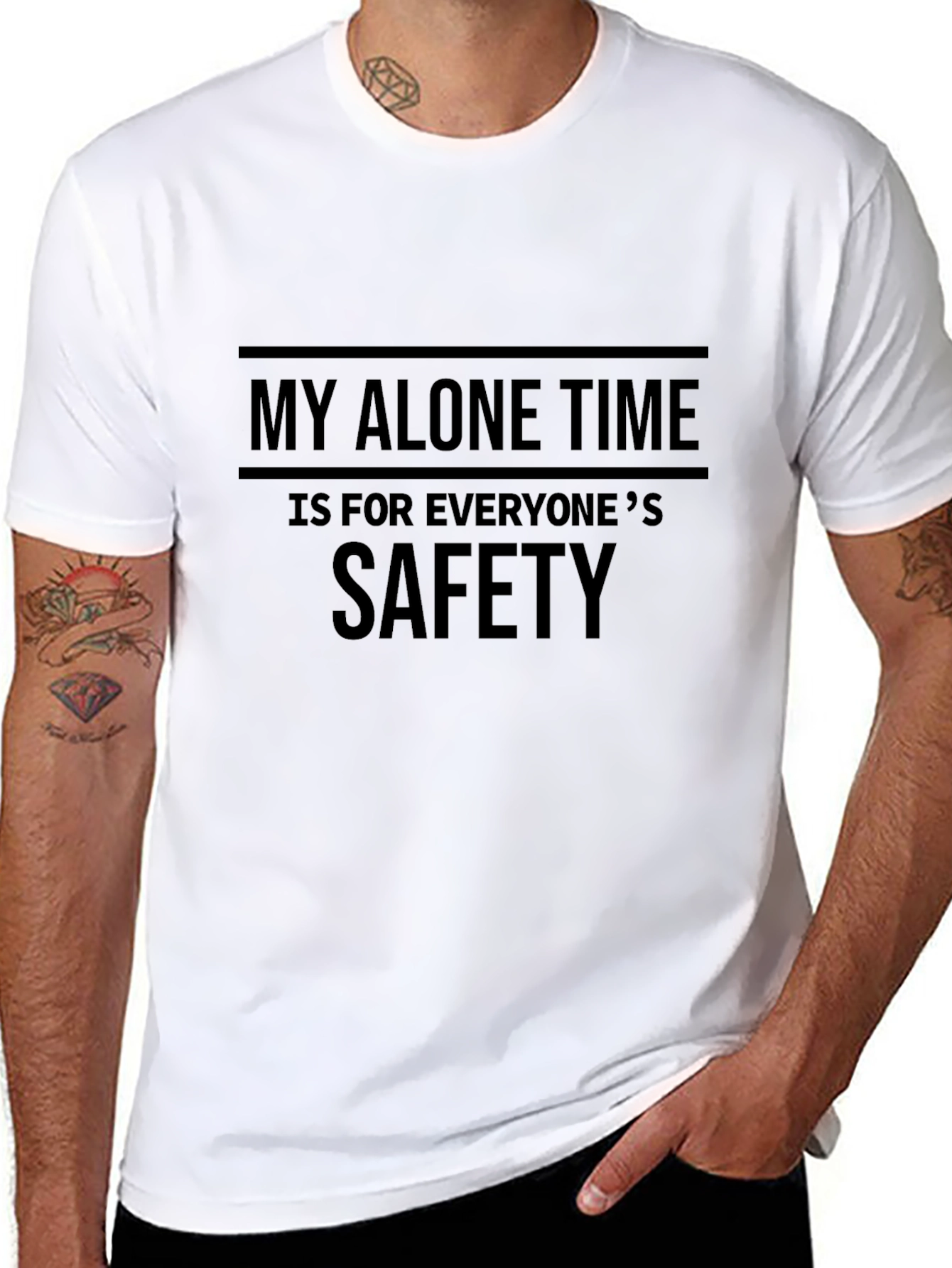 My Alone Time Safety T-Shirt - Funny Slogan Tee