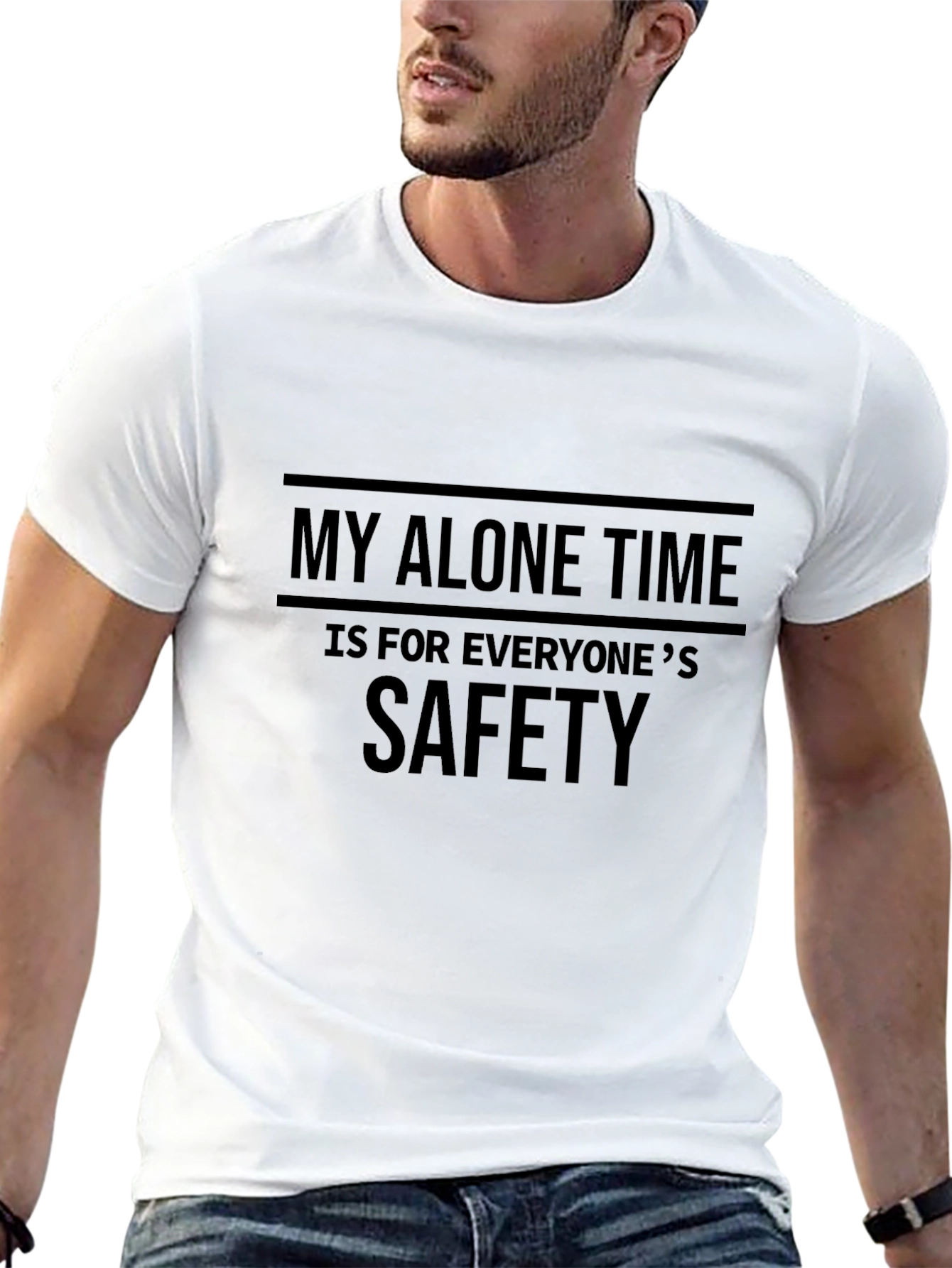 My Alone Time Safety T-Shirt - Funny Slogan Tee