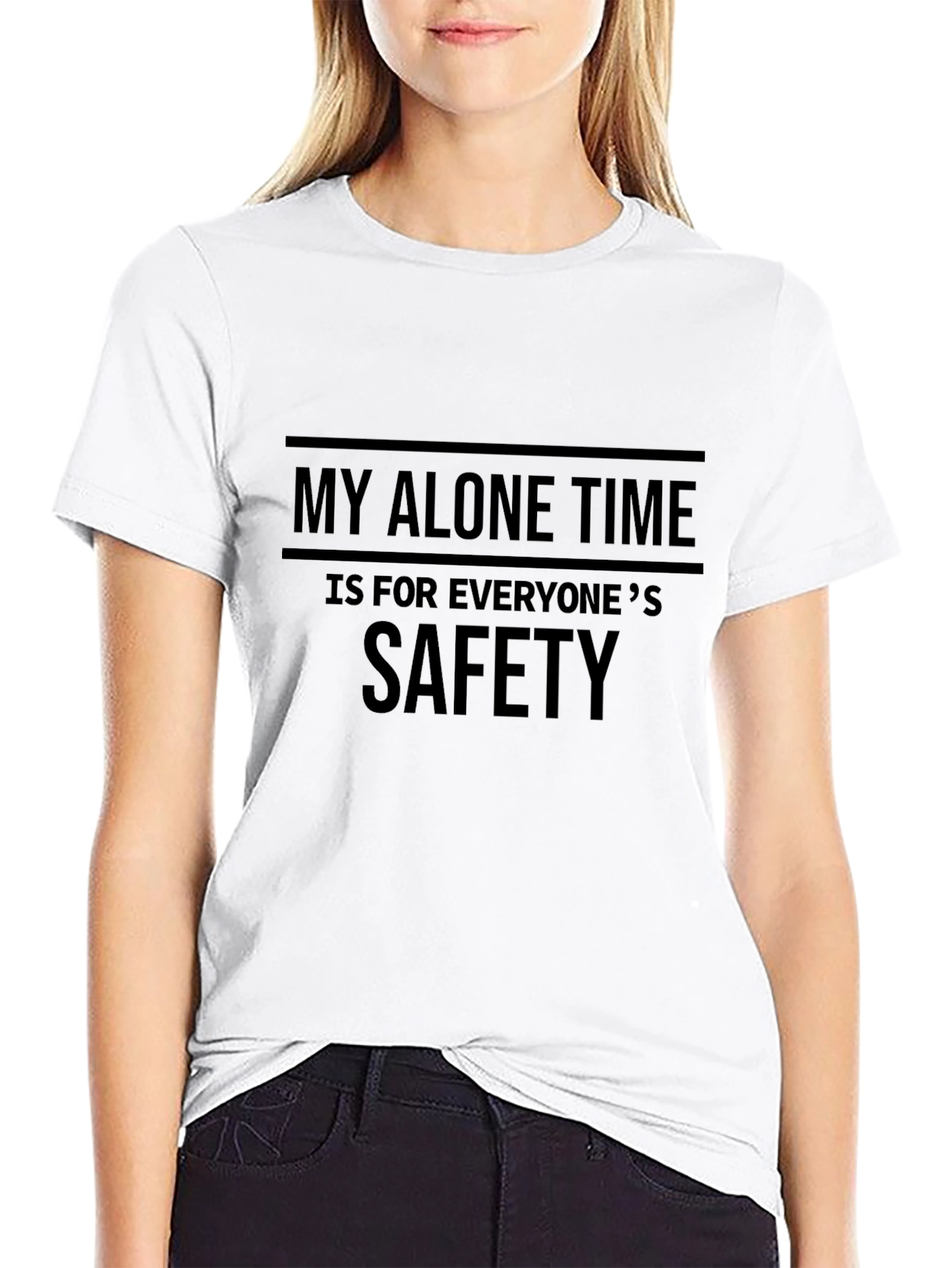 My Alone Time Safety T-Shirt - Funny Slogan Tee