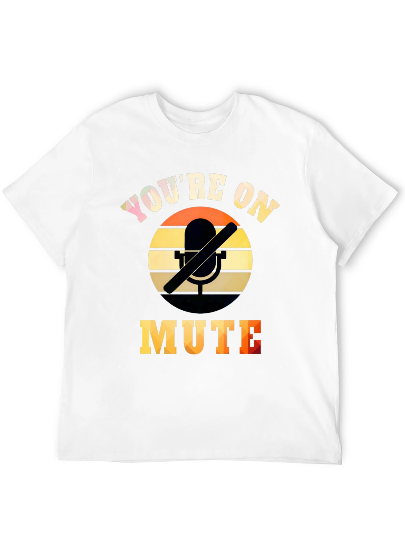 Youre On Mute Black Graphic Tee