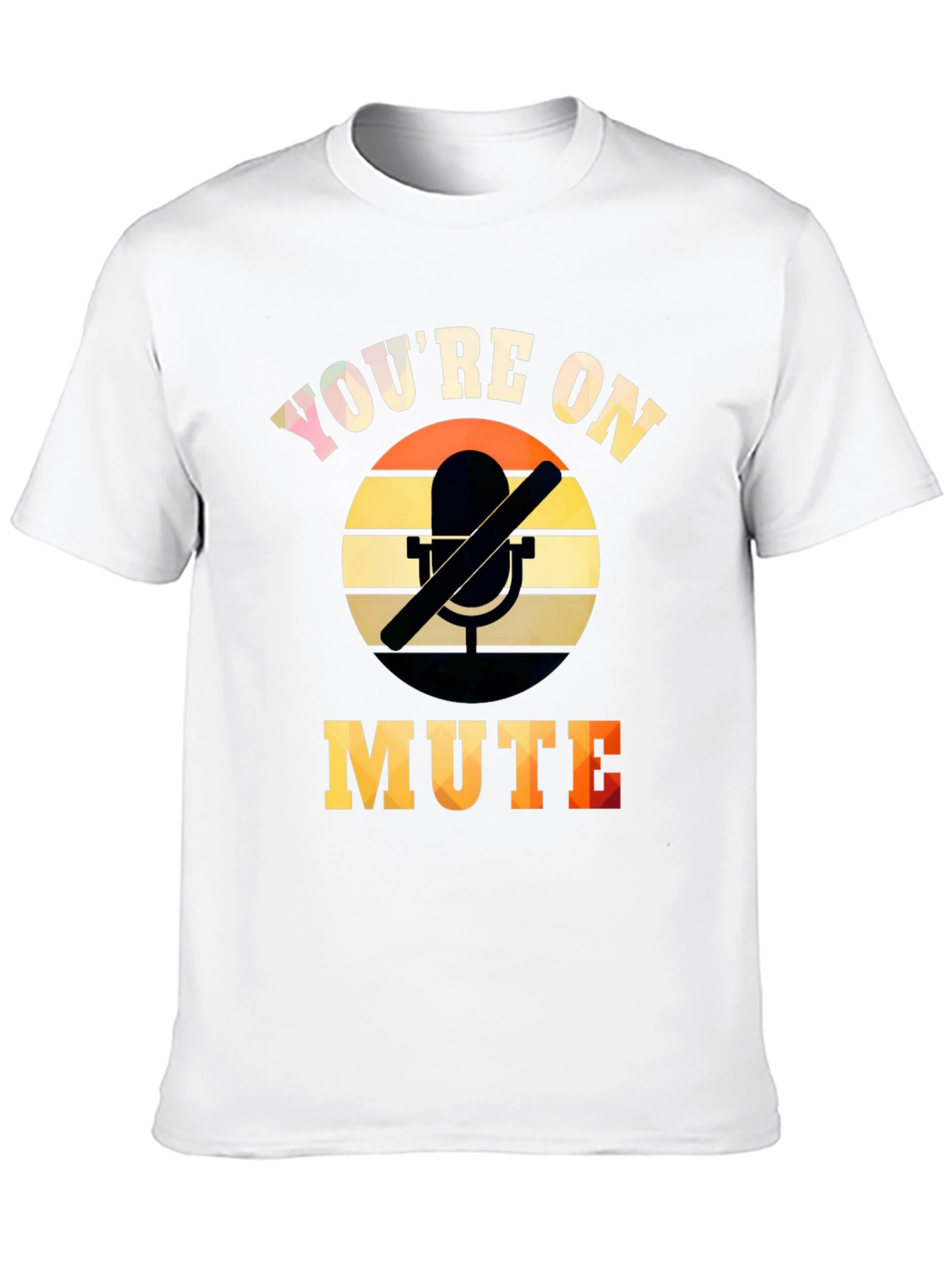 Youre On Mute Black Graphic Tee