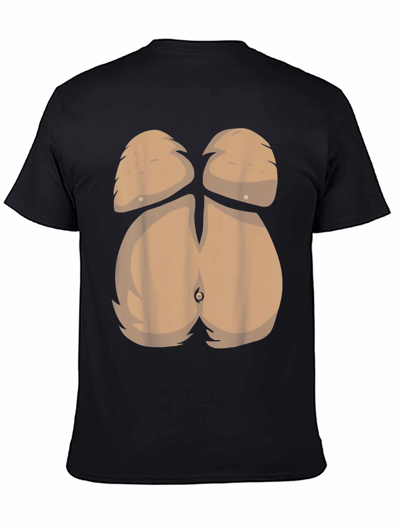 Funny Hairy Belly T-Shirt