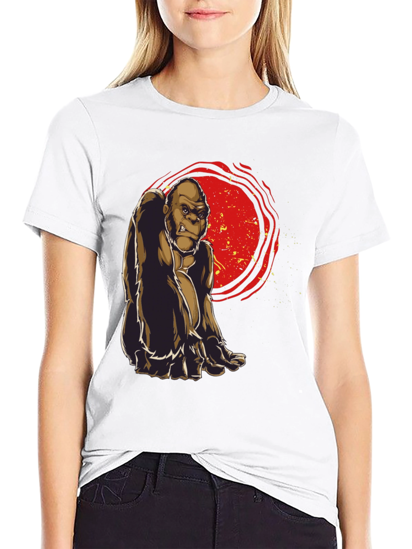 Gorilla Graphic Tee - Cool Ape Design