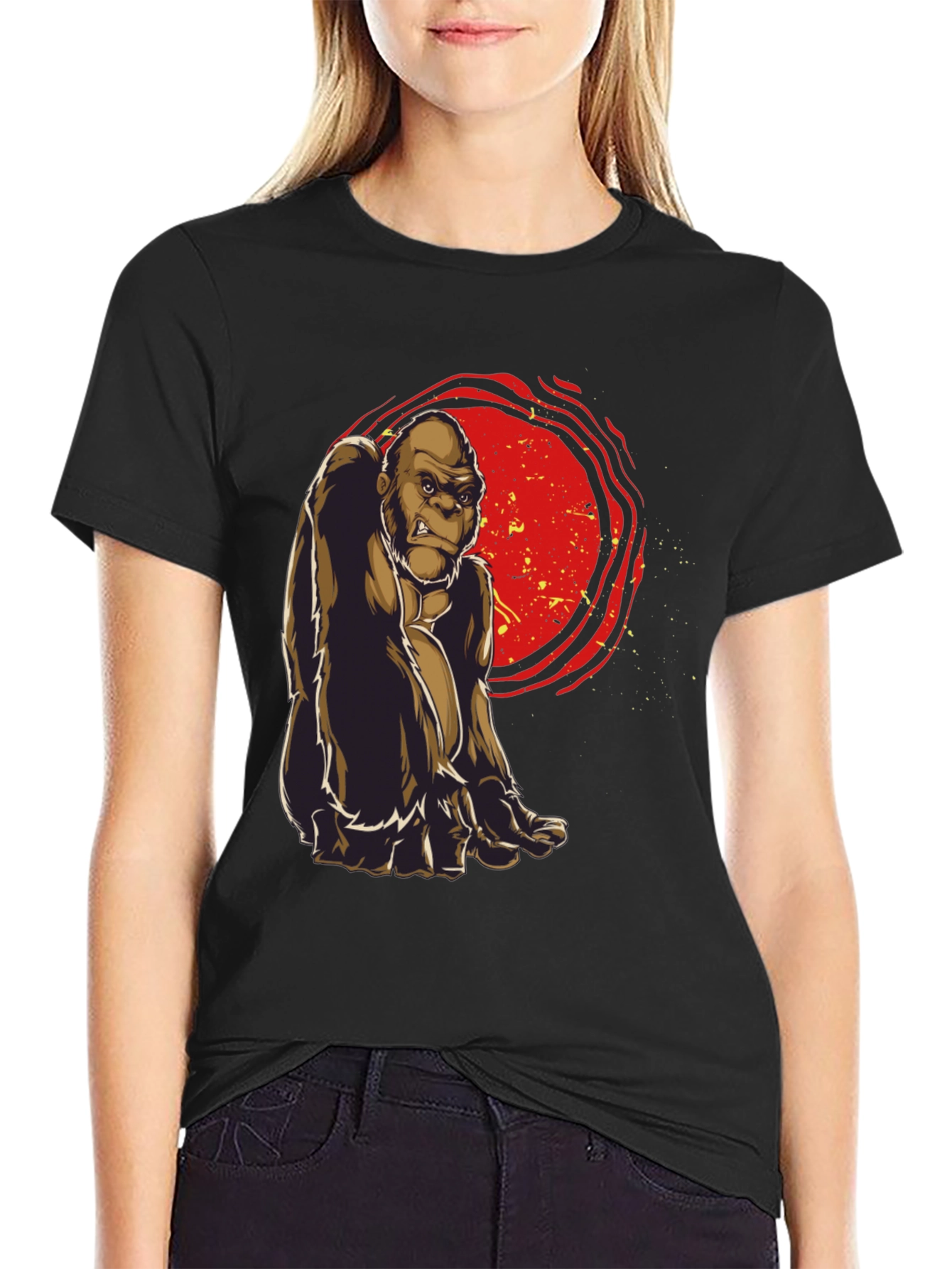 Gorilla Graphic Tee - Cool Ape Design