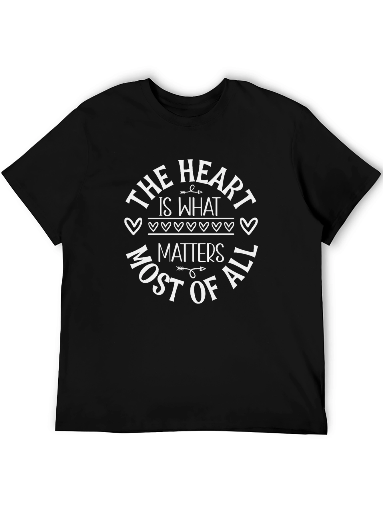 Heart Matters Graphic Tee - Black