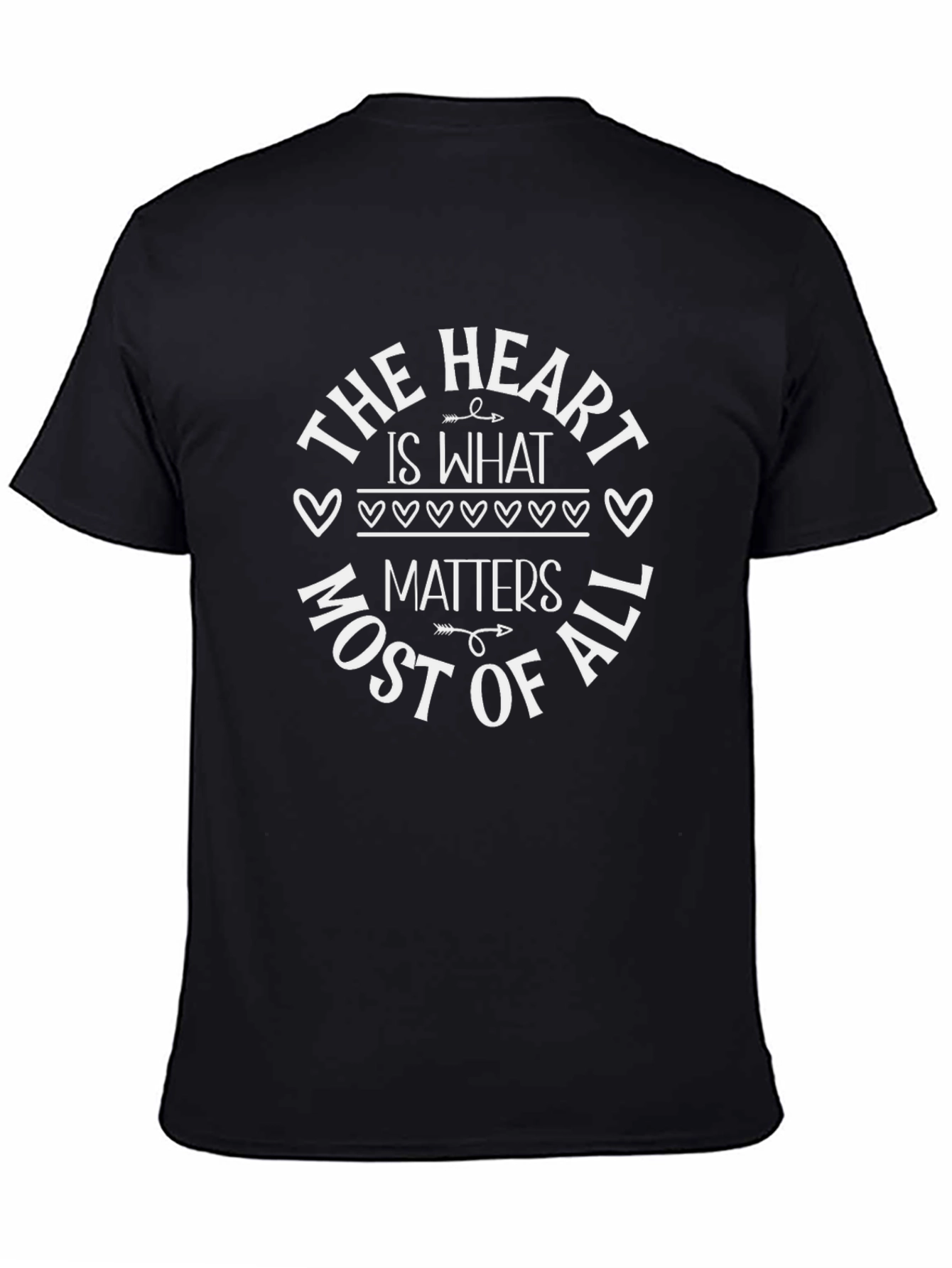 Heart Matters Graphic Tee - Black