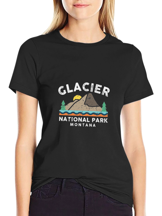 Glacier National Park Montana Graphic Tee
