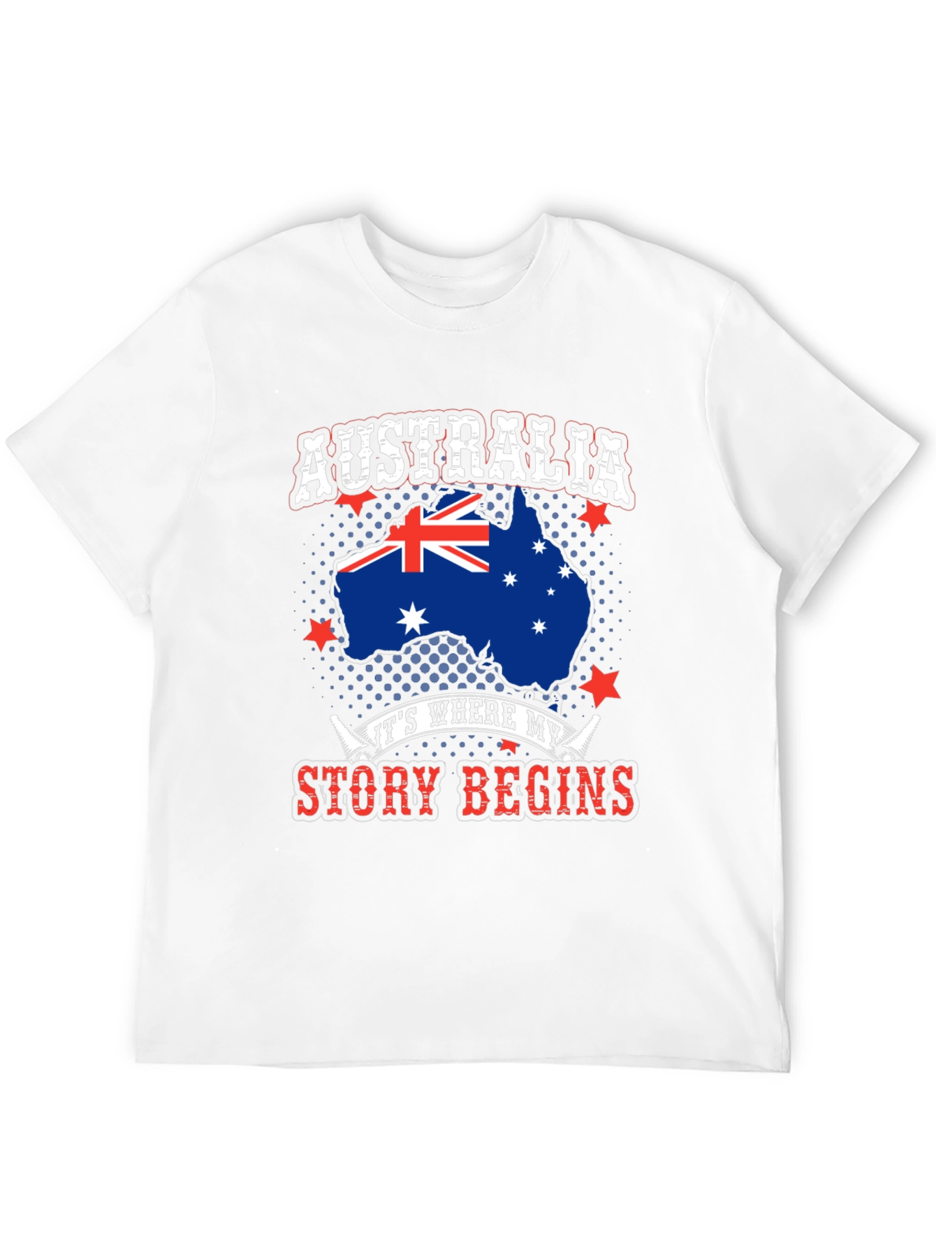 Australia Story Begins T-Shirt - Aussie Pride Tee