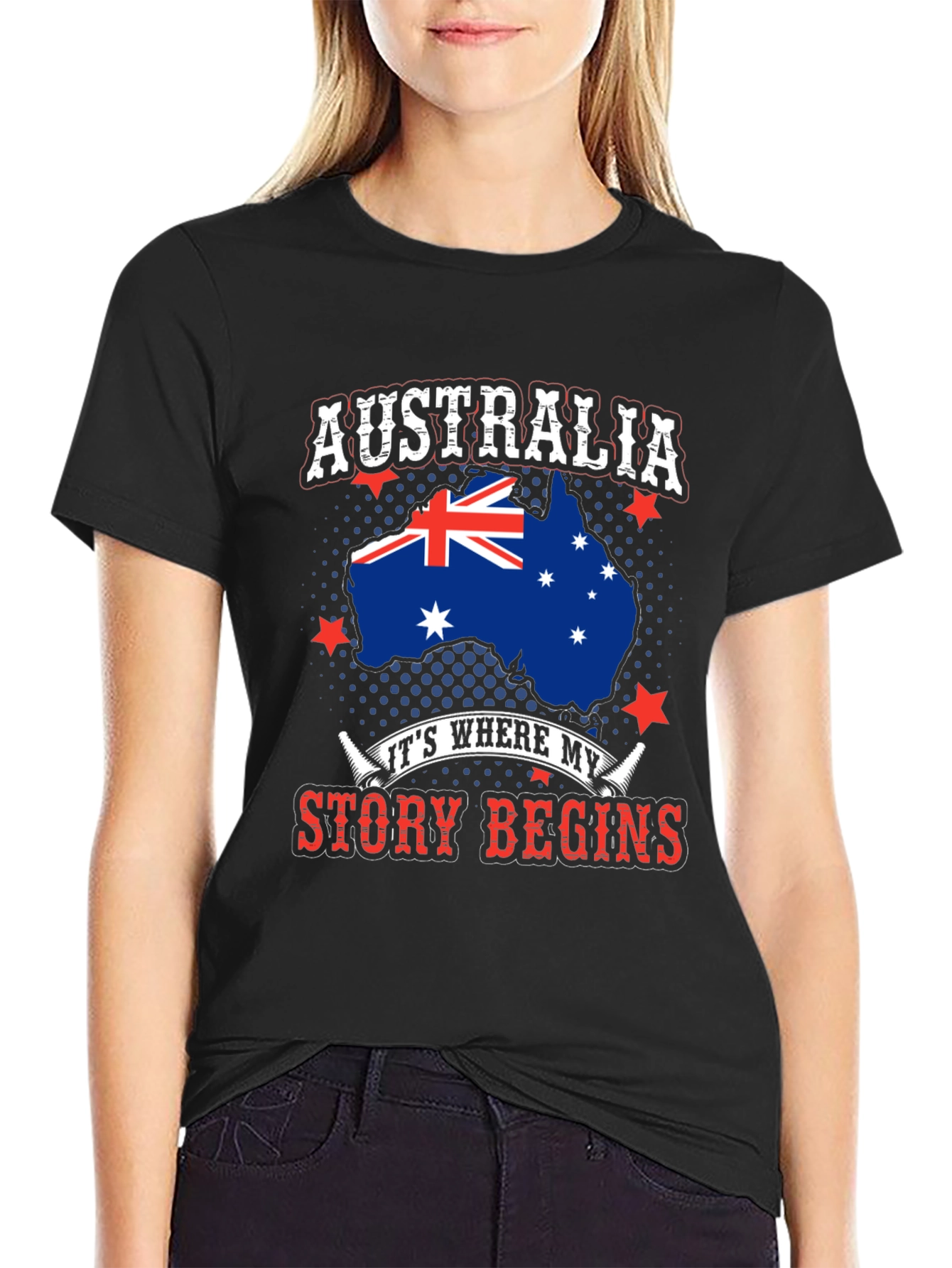 Australia Story Begins T-Shirt - Aussie Pride Tee