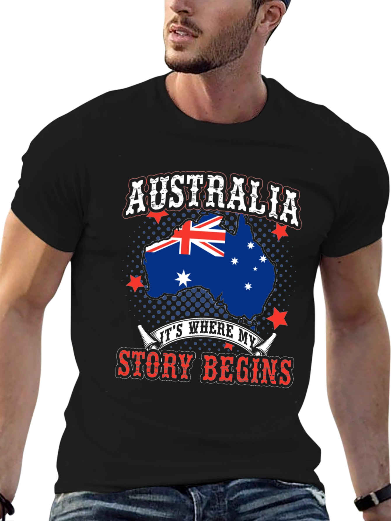 Australia Story Begins T-Shirt - Aussie Pride Tee