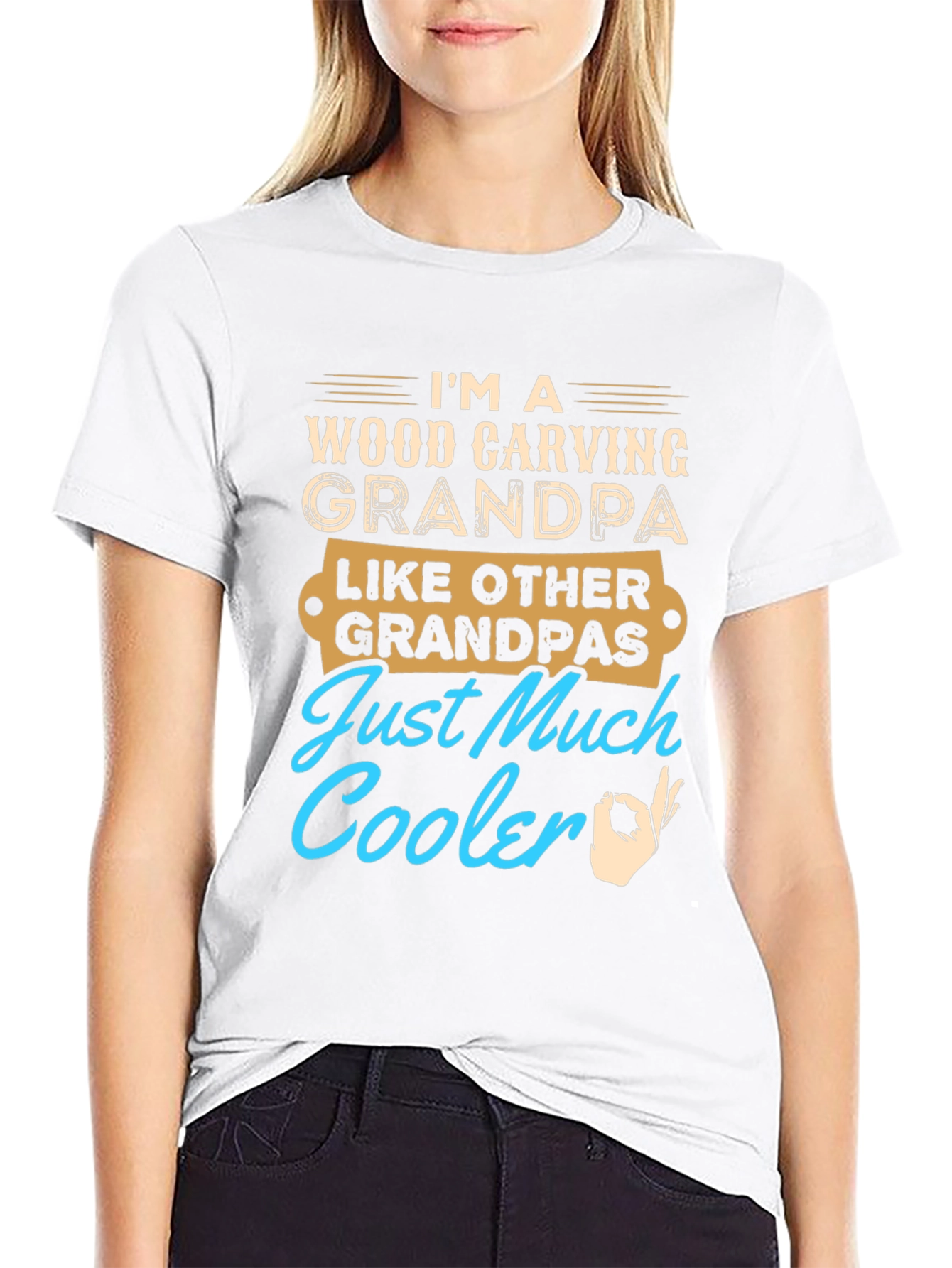 Wood Carving Grandpa T-Shirt