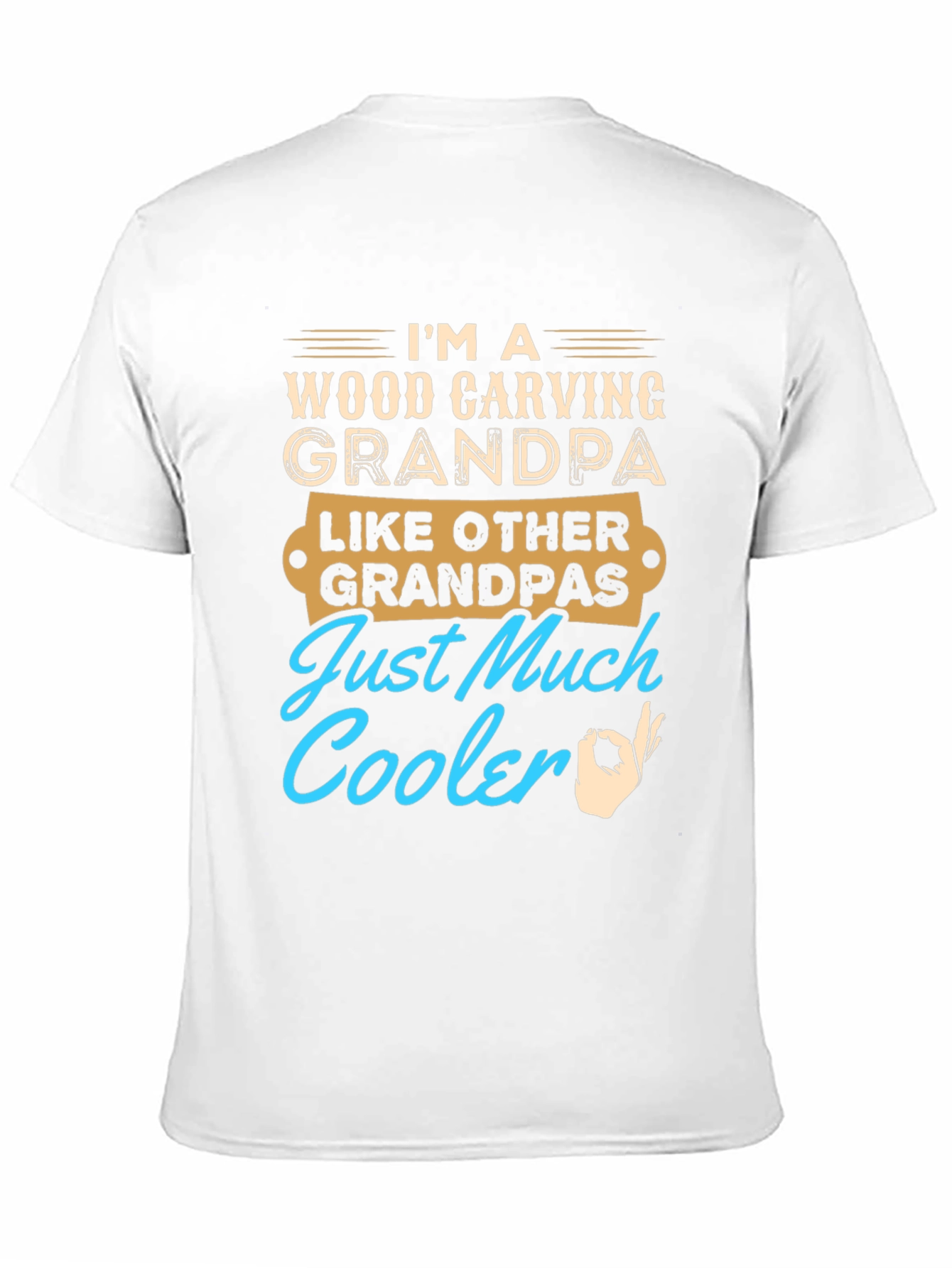 Wood Carving Grandpa T-Shirt