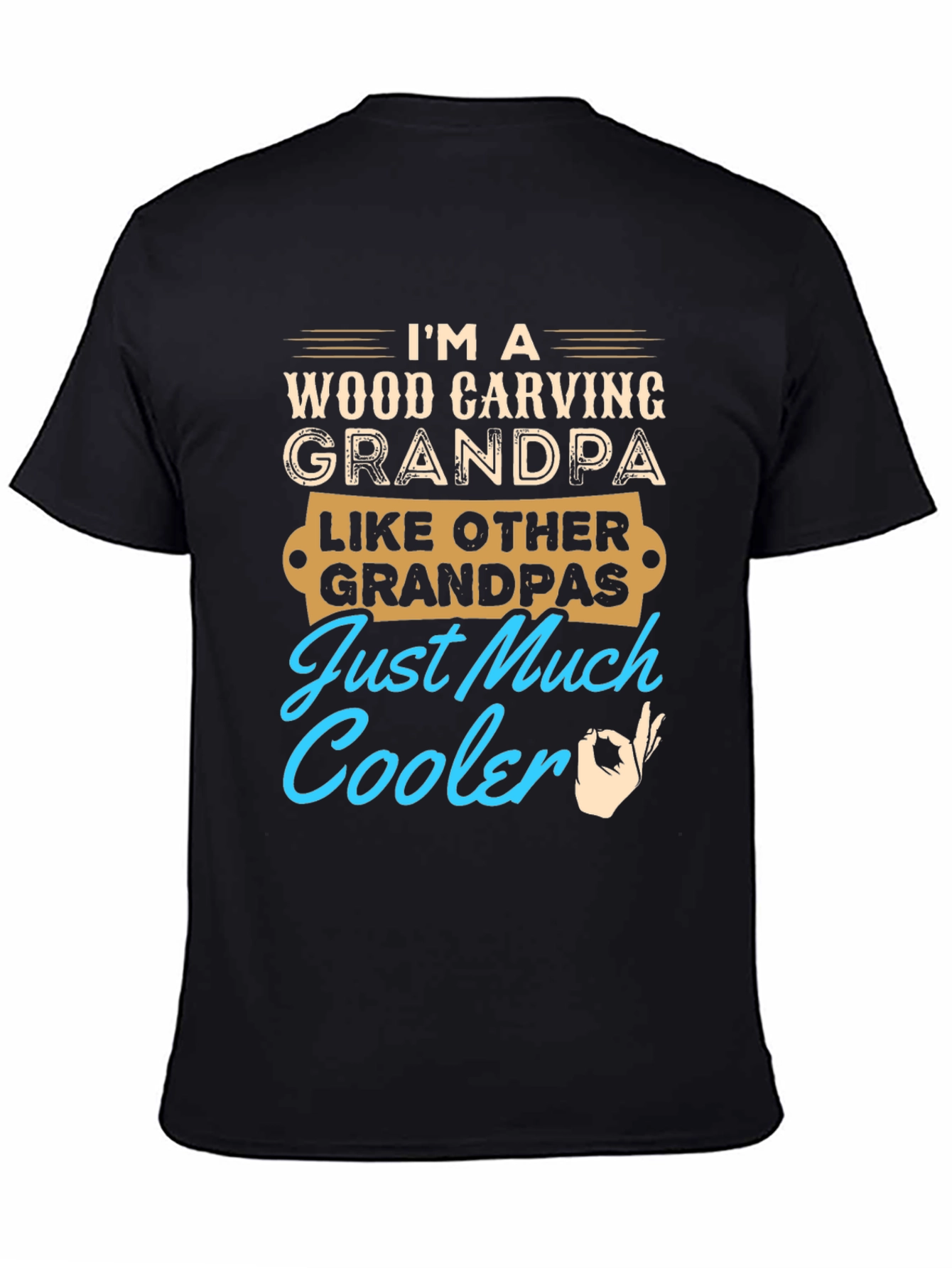 Wood Carving Grandpa T-Shirt
