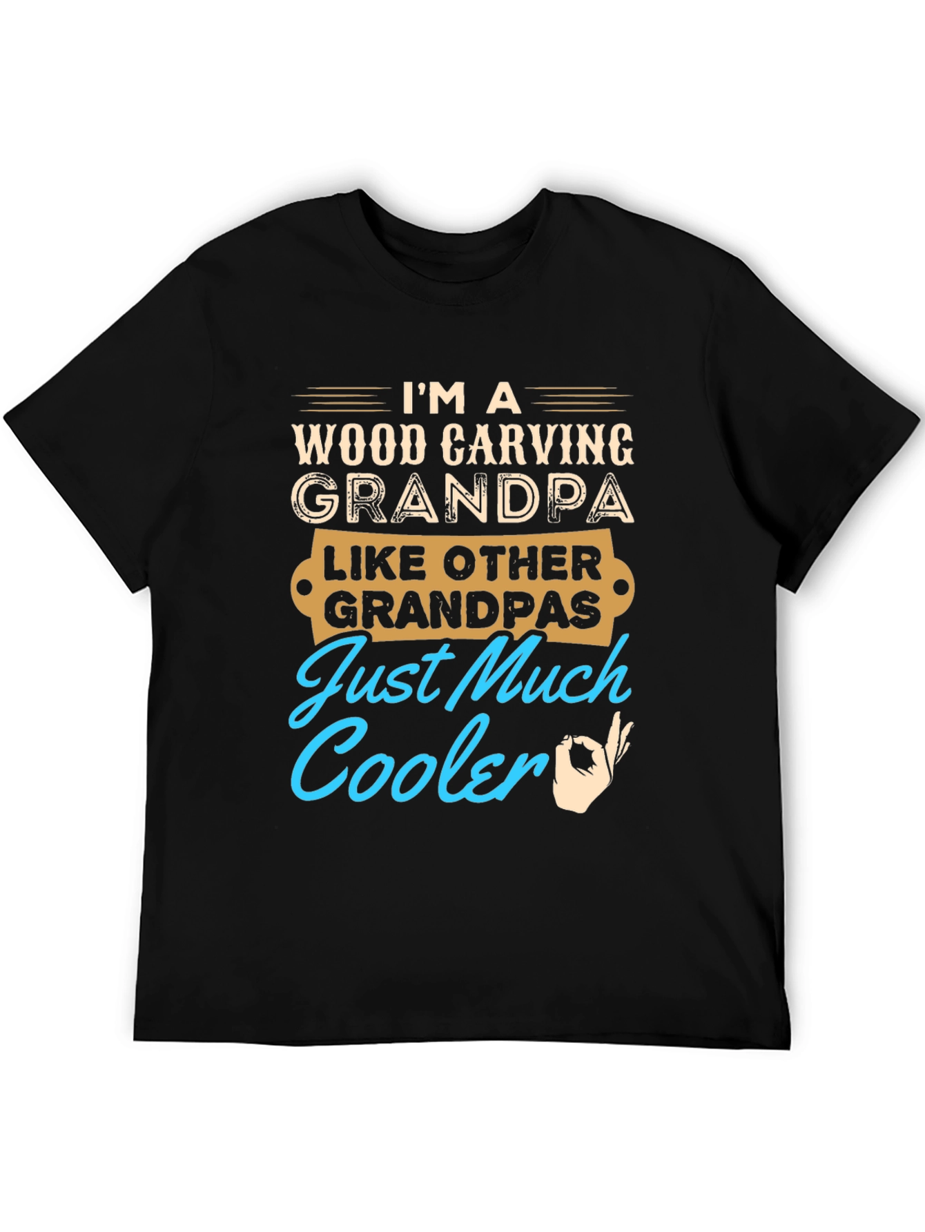 Wood Carving Grandpa T-Shirt