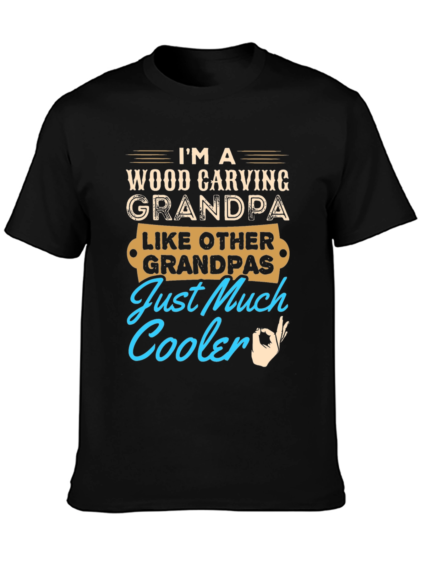 Wood Carving Grandpa T-Shirt