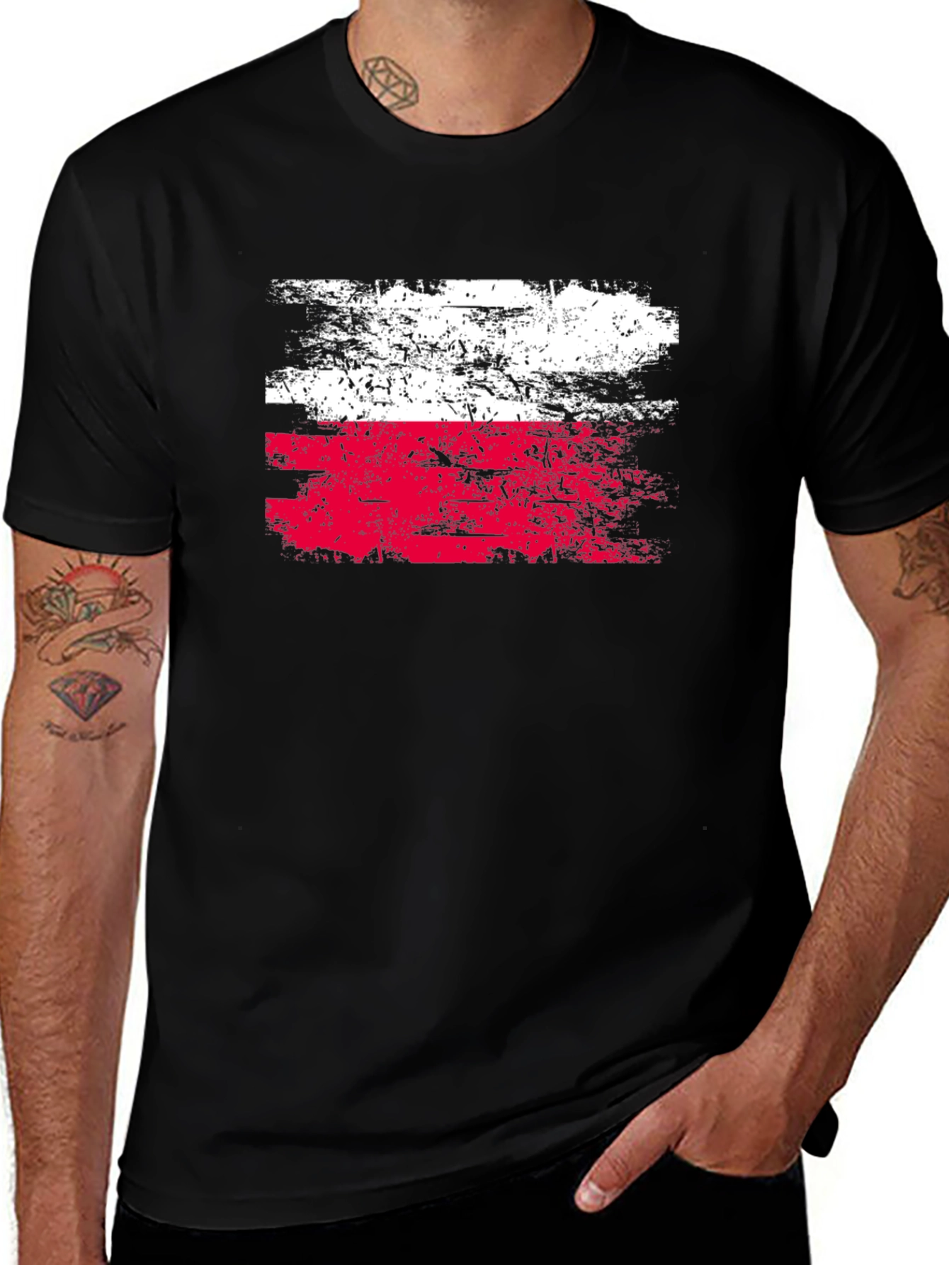 Poland Flag Graphic T-Shirt