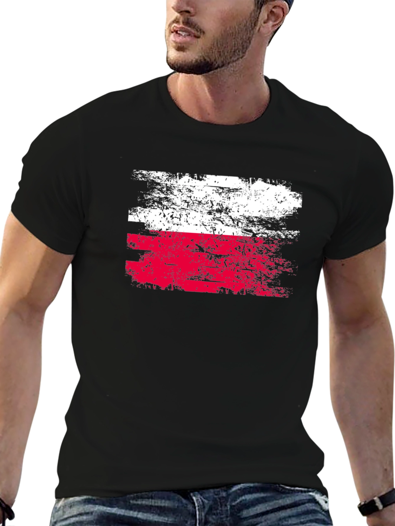 Poland Flag Graphic T-Shirt