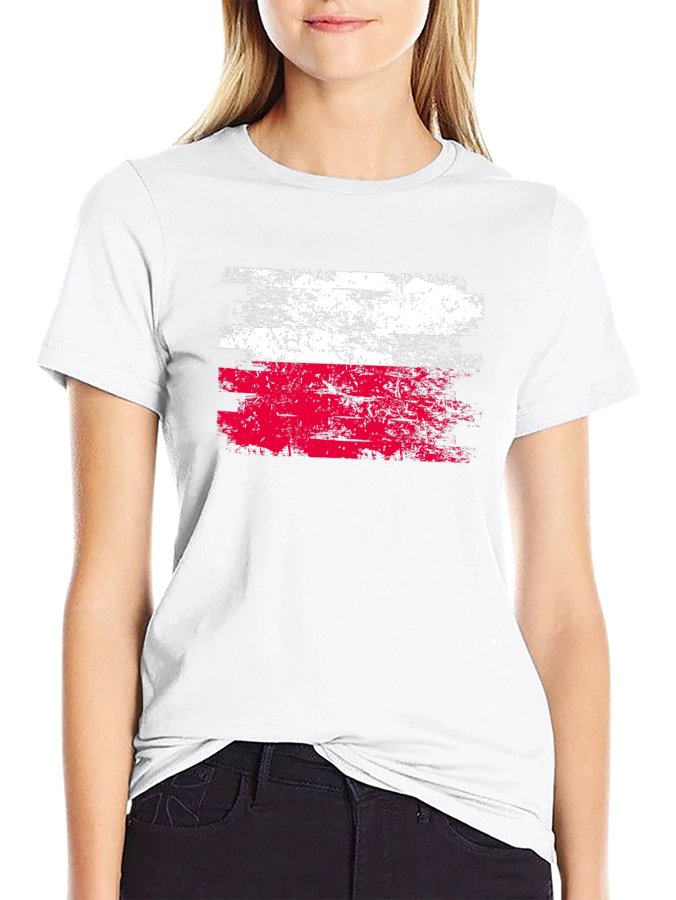 Poland Flag Graphic T-Shirt